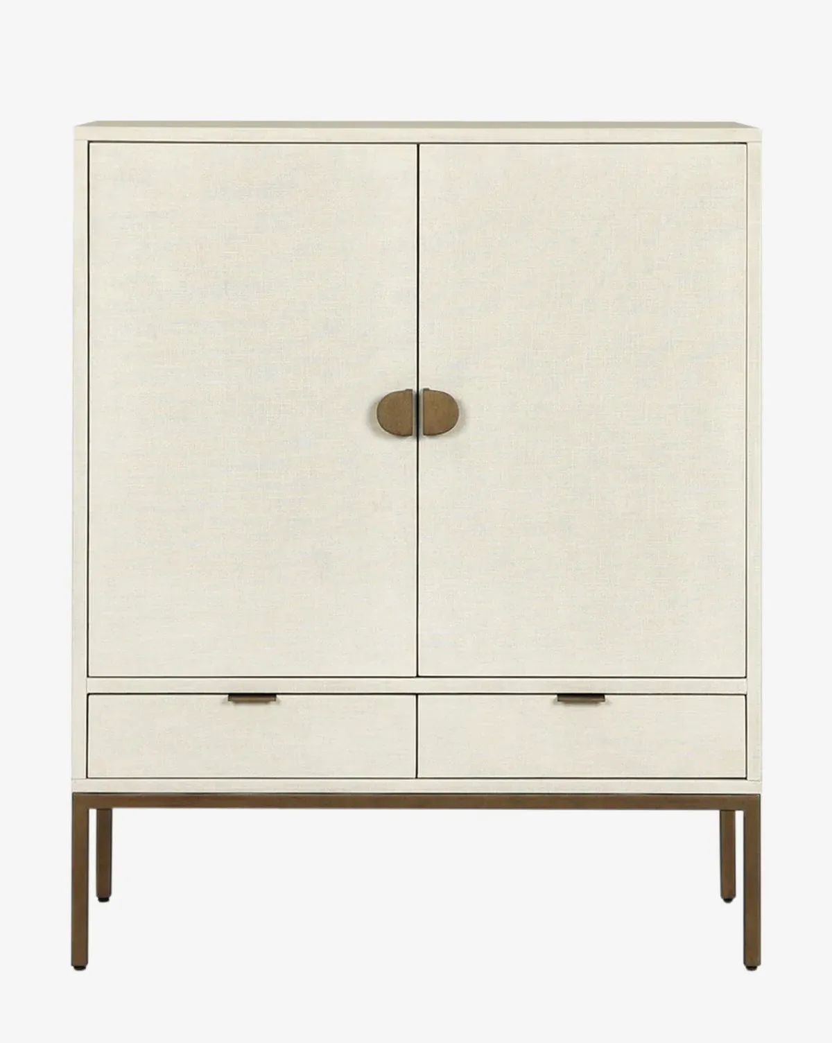 Thaddeus Storage Cabinet - Ivory, Linen product