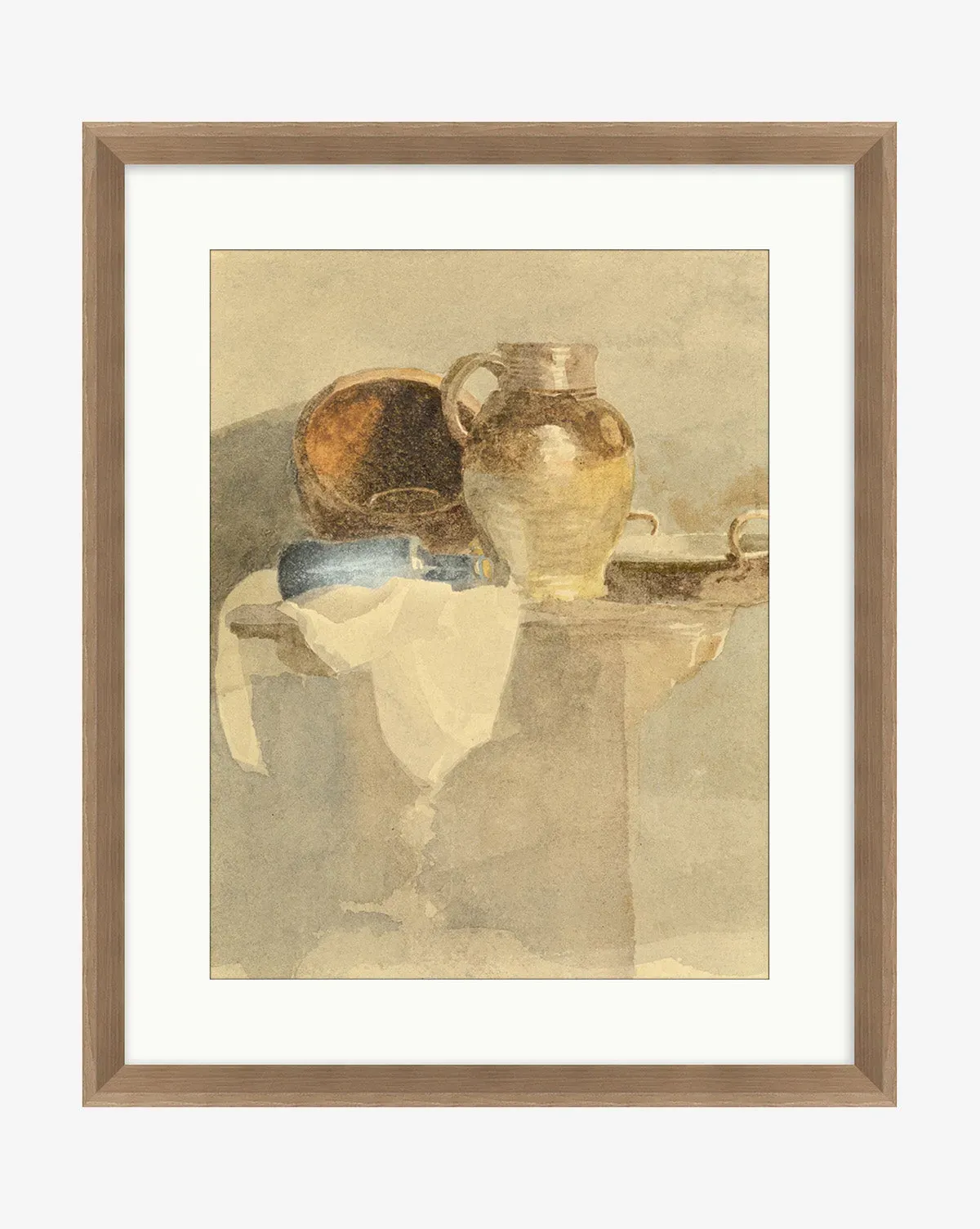 Tipped Vases Framed Giclee Print - Walnut product