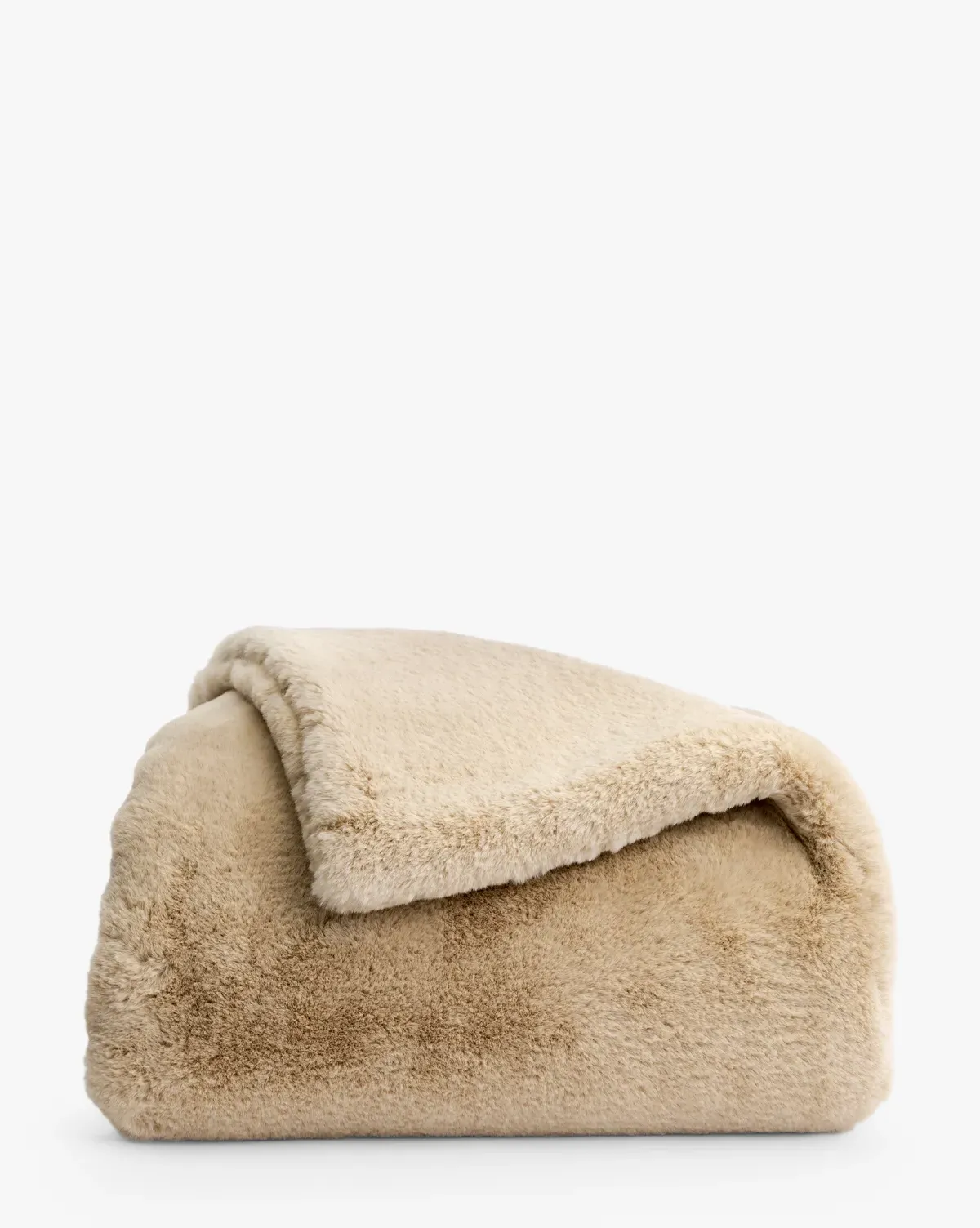 Tove Faux Fur Throw - Natural product