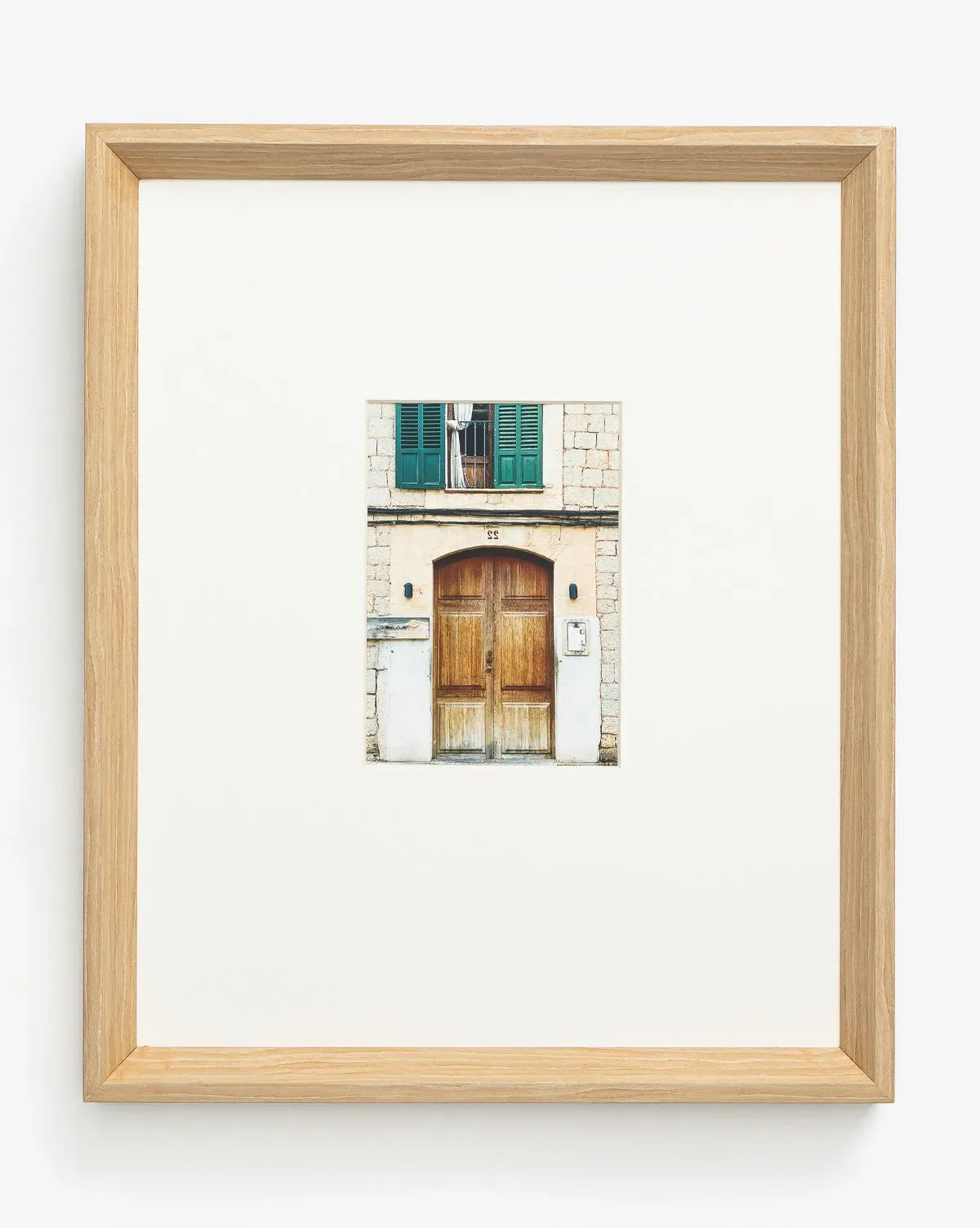 Town of Deia Framed Photographic Print - Natural Wood product