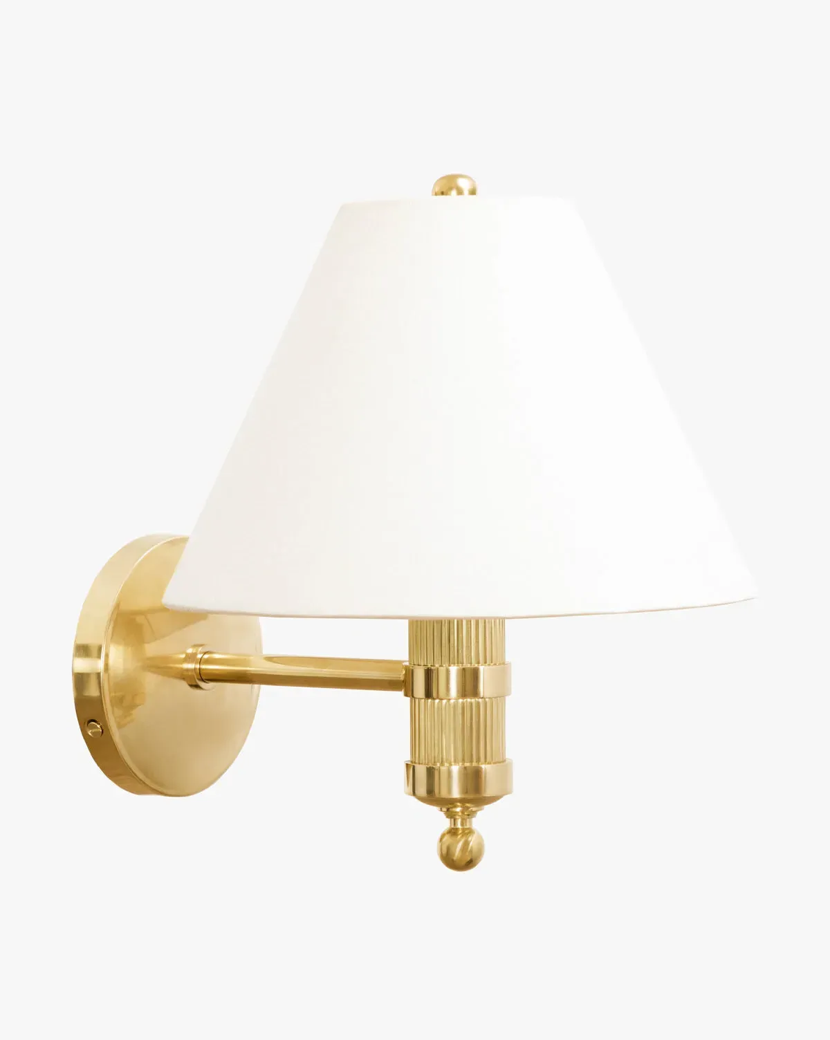 Townes Wall Sconce - Brass, Linen product