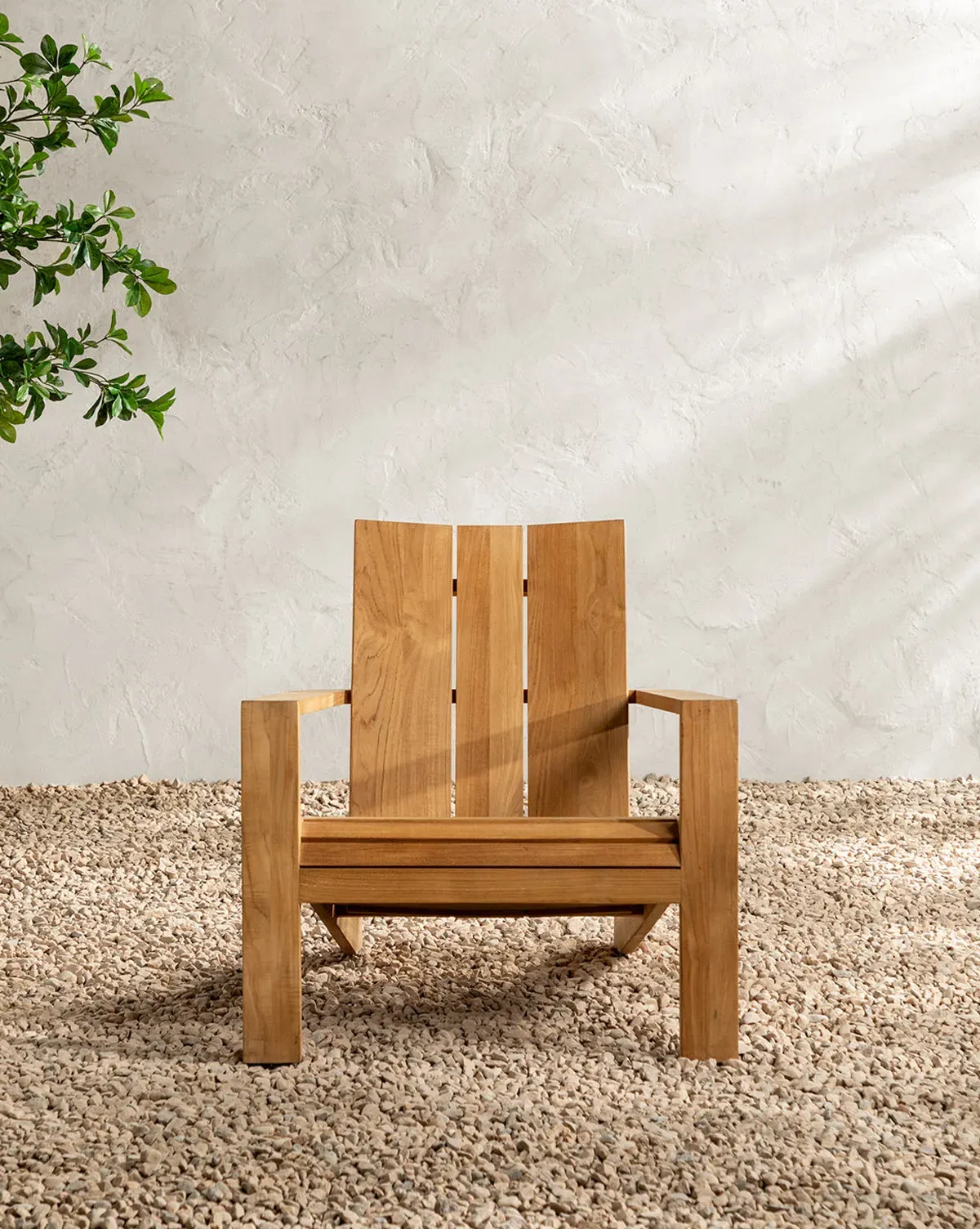 Triby Outdoor Lounge Chair - Natural Teak product