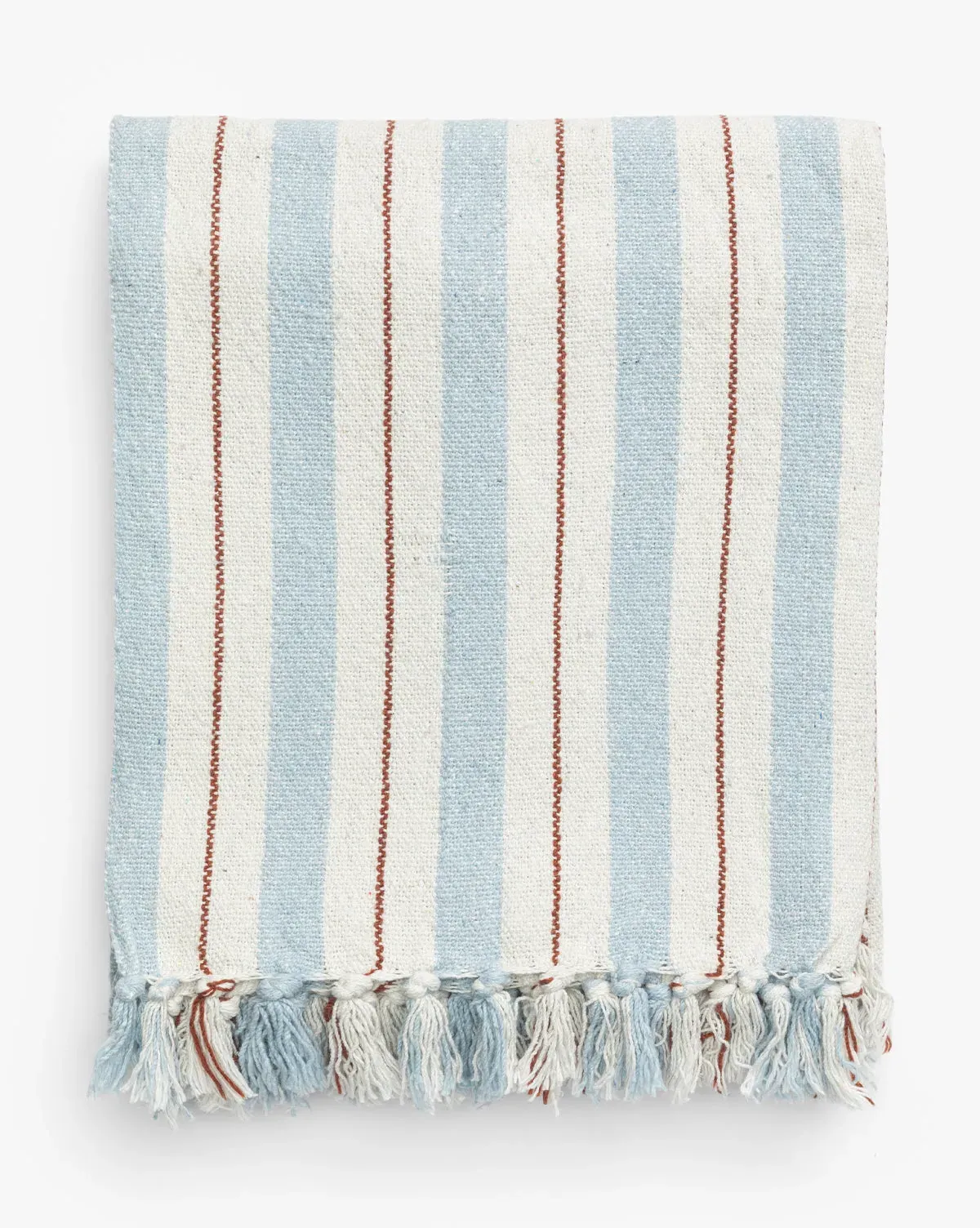 Two-Tone Striped Cotton Throw product