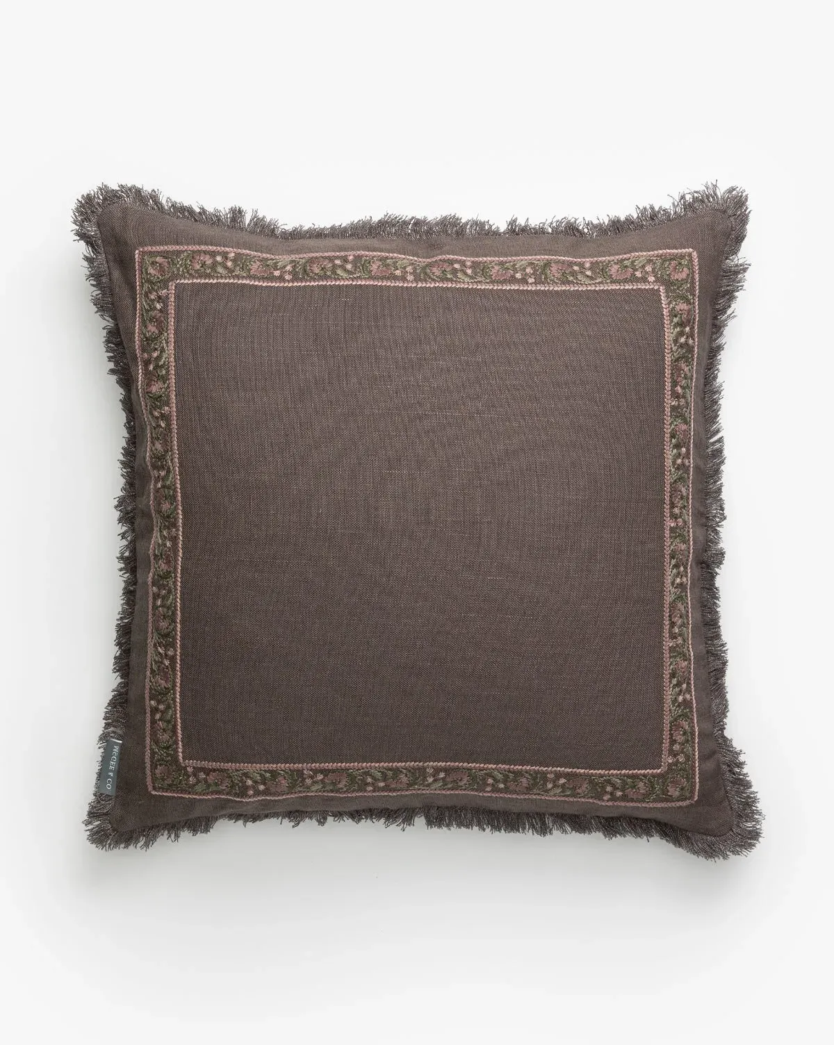 Venetia Pillow Cover - Grey, Linen product