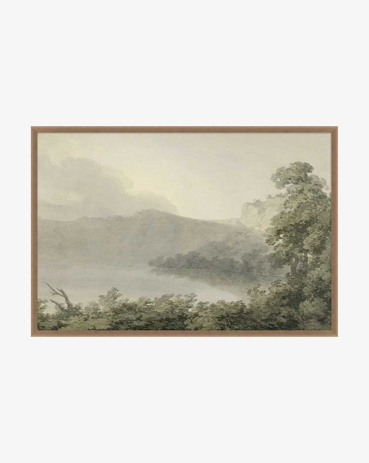 Verde Landscape Giclee Print - Green, Canvas product