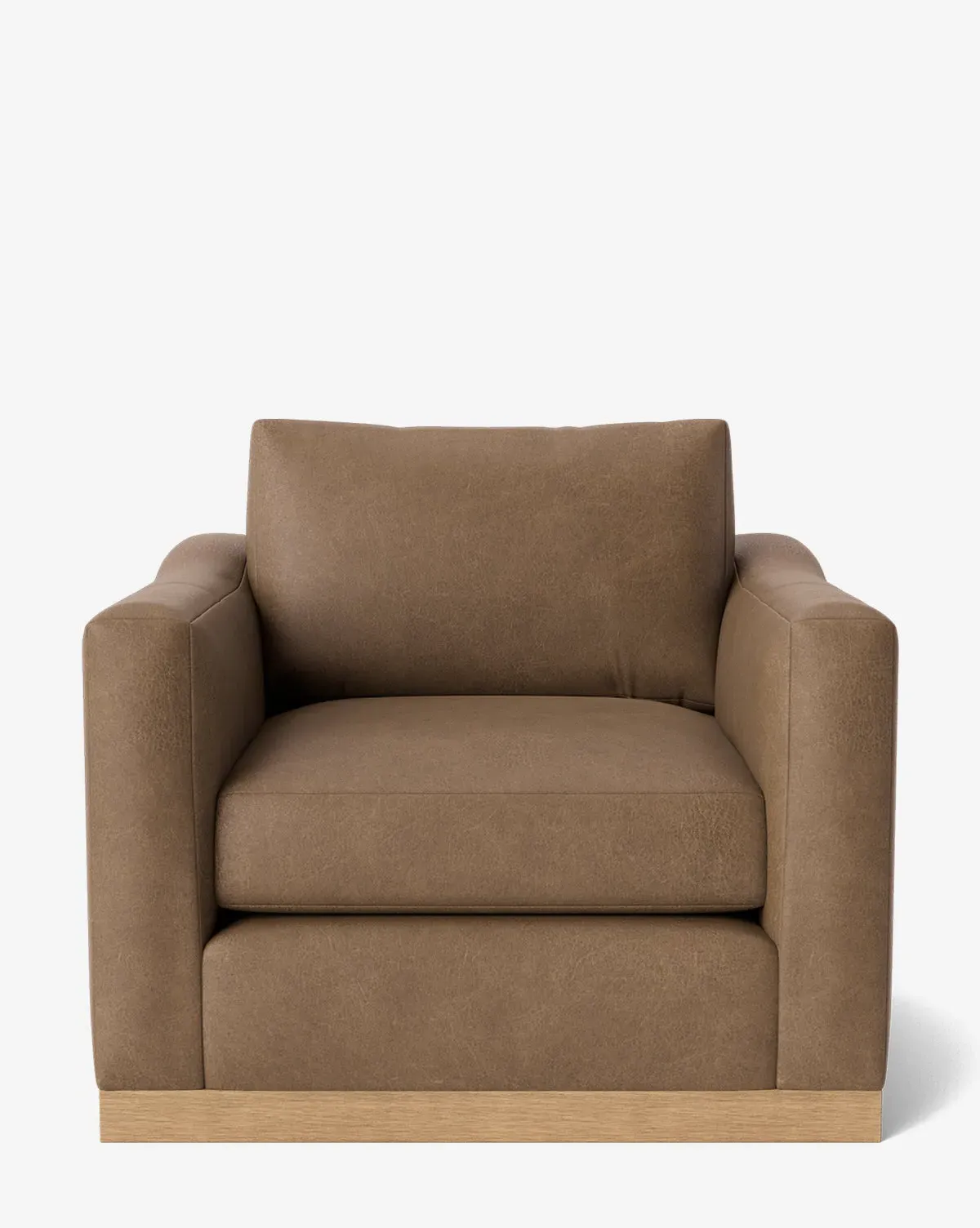 Vernon Lounge Chair - Driftwood, Leather product