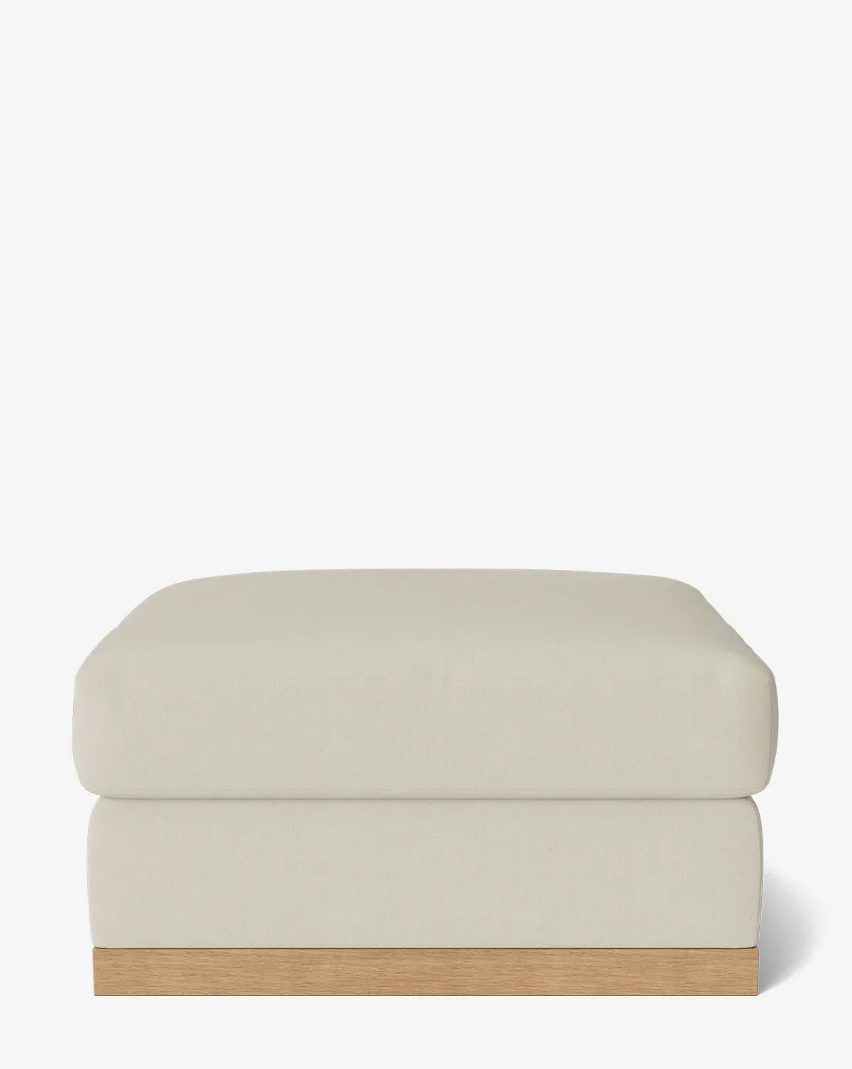 Vernon Modular Ottoman - Sea Salt, Perennials Fabric product