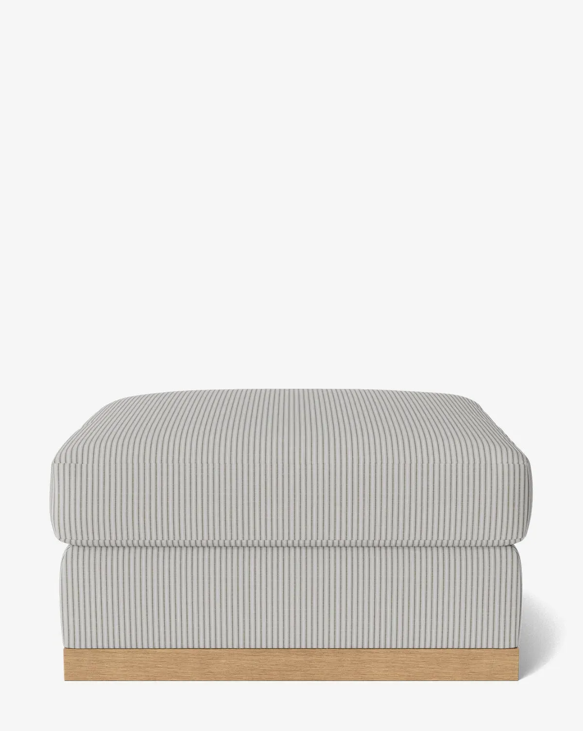Vernon Modular Ottoman - Taupe, Perennials Fabric product