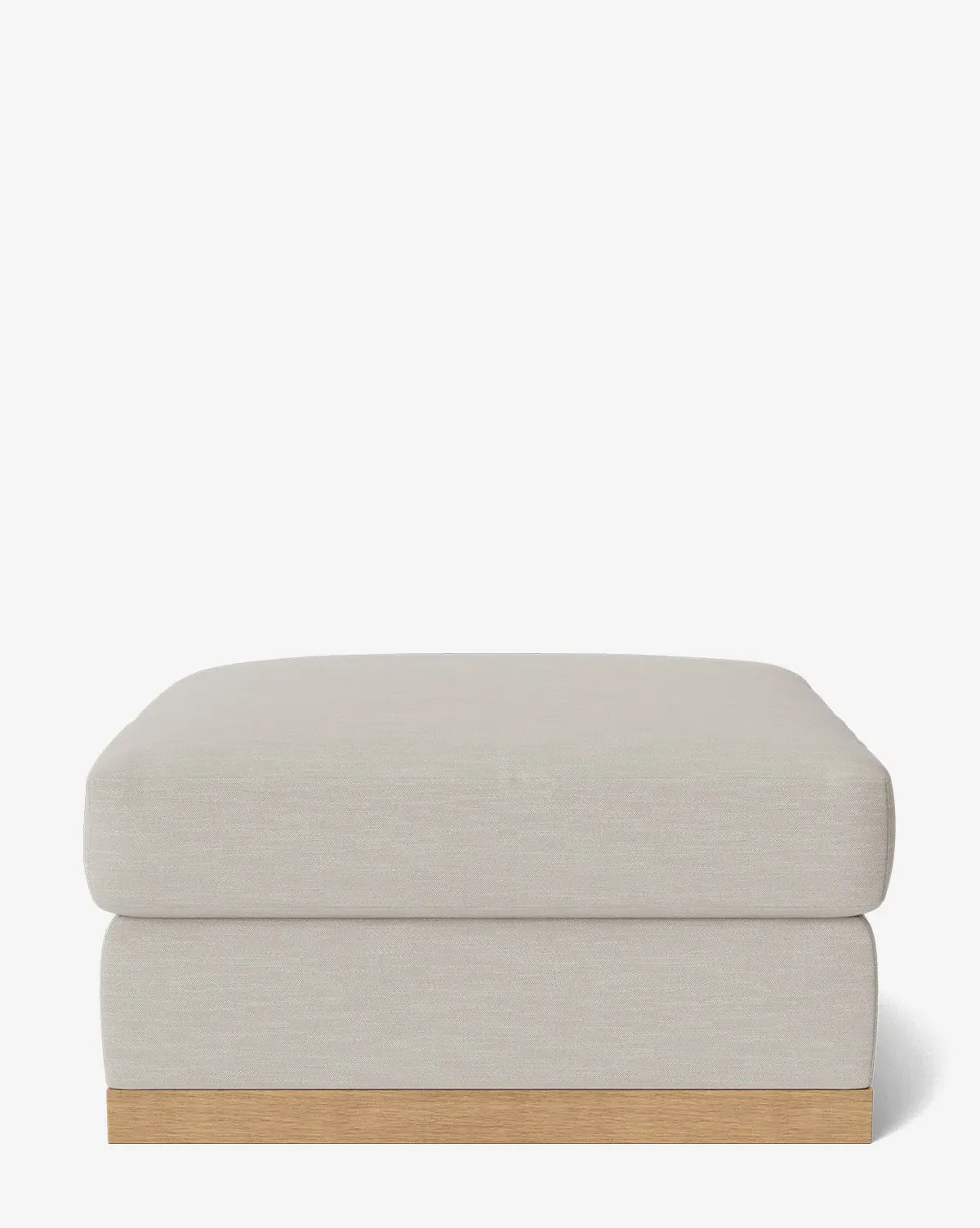 Vernon Modular Ottoman - White Sands, Perennials Fabric product