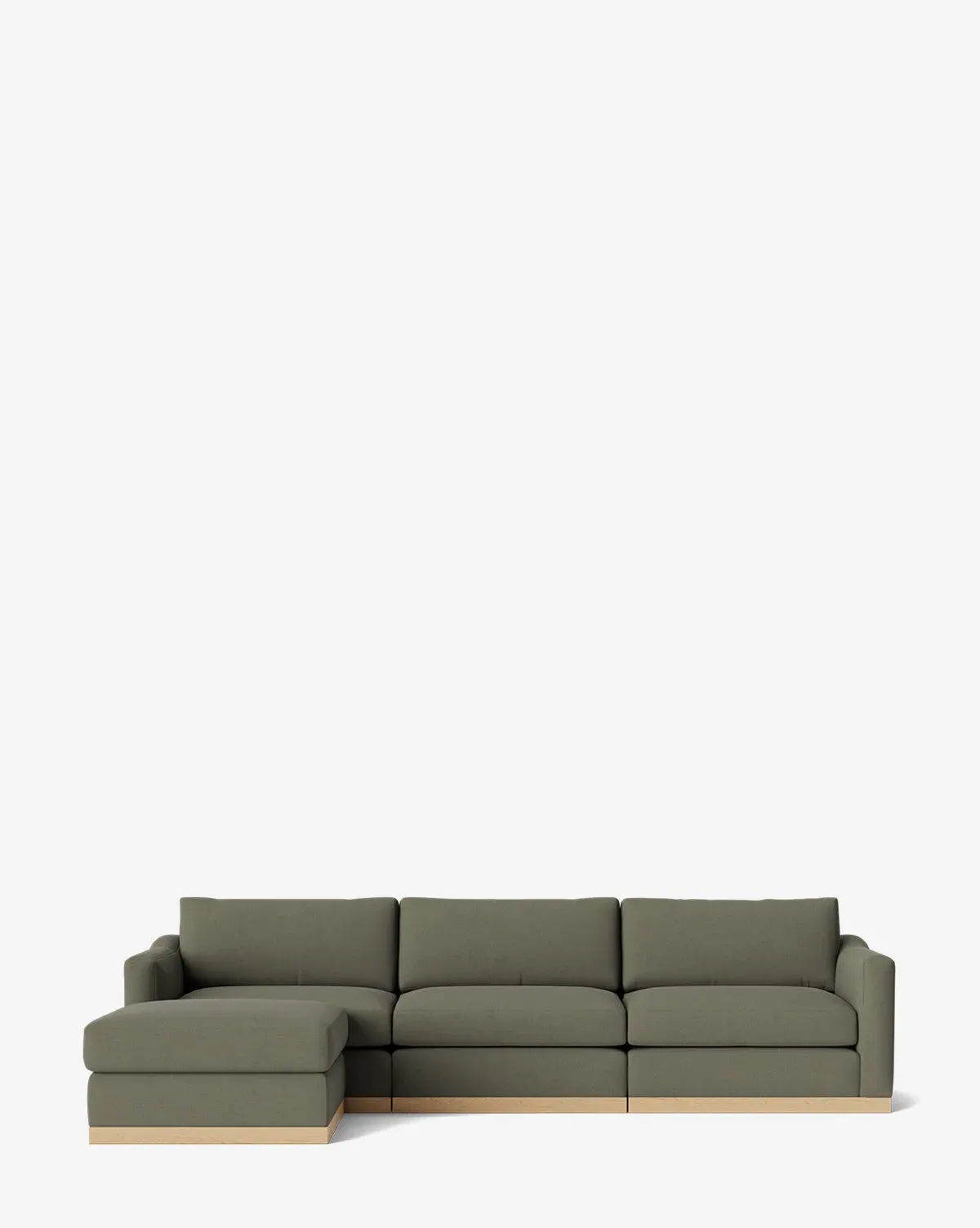 Vernon Modular Sofa with Ottoman - Ivy, Perennials Fabric product