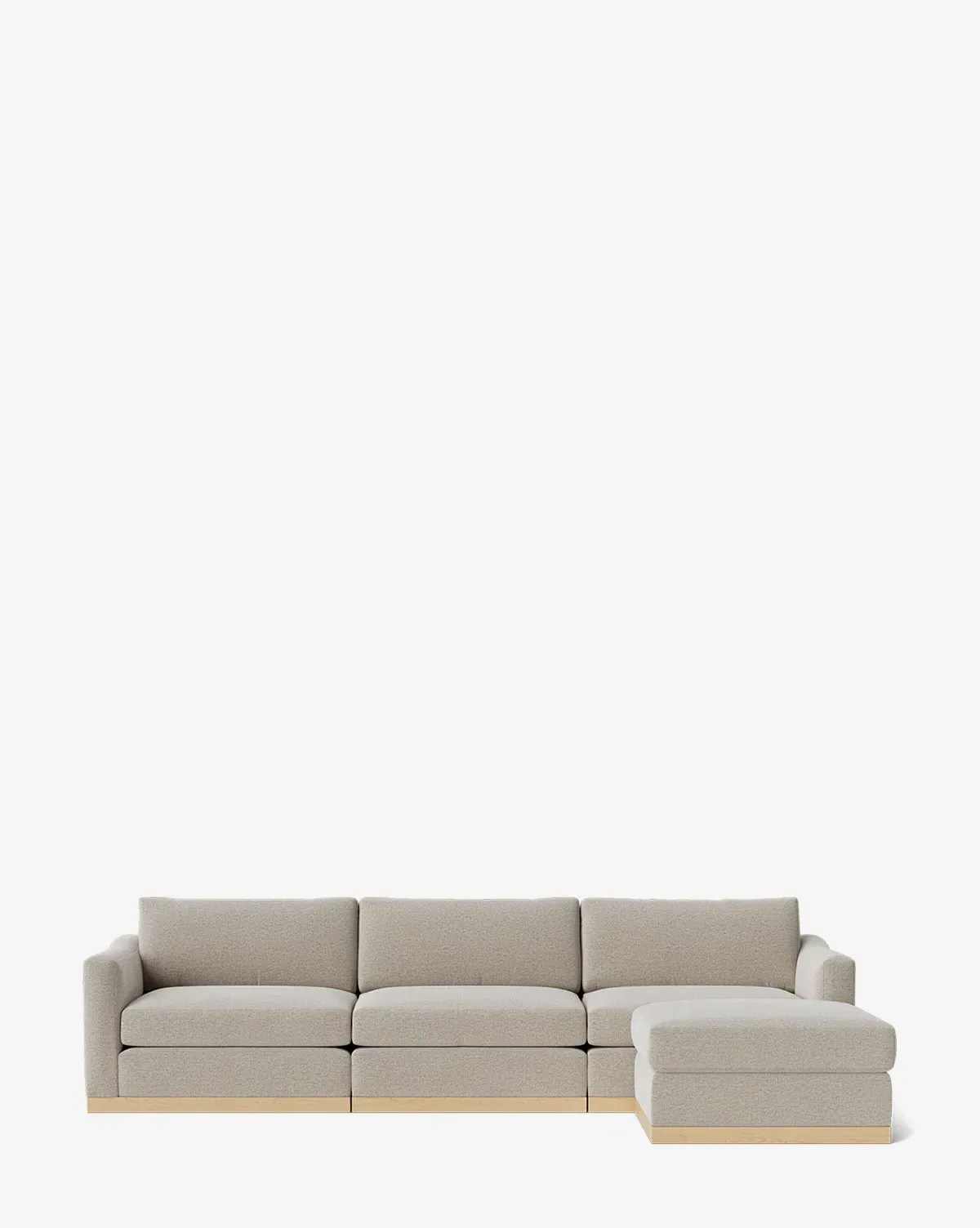Vernon Modular Sofa with Ottoman Left Chaise - Twine, Crypton product