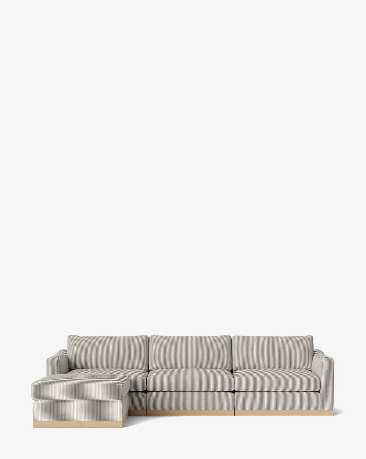 Vernon Modular Sofa with Ottoman Right Chaise - Iron, Perennials product
