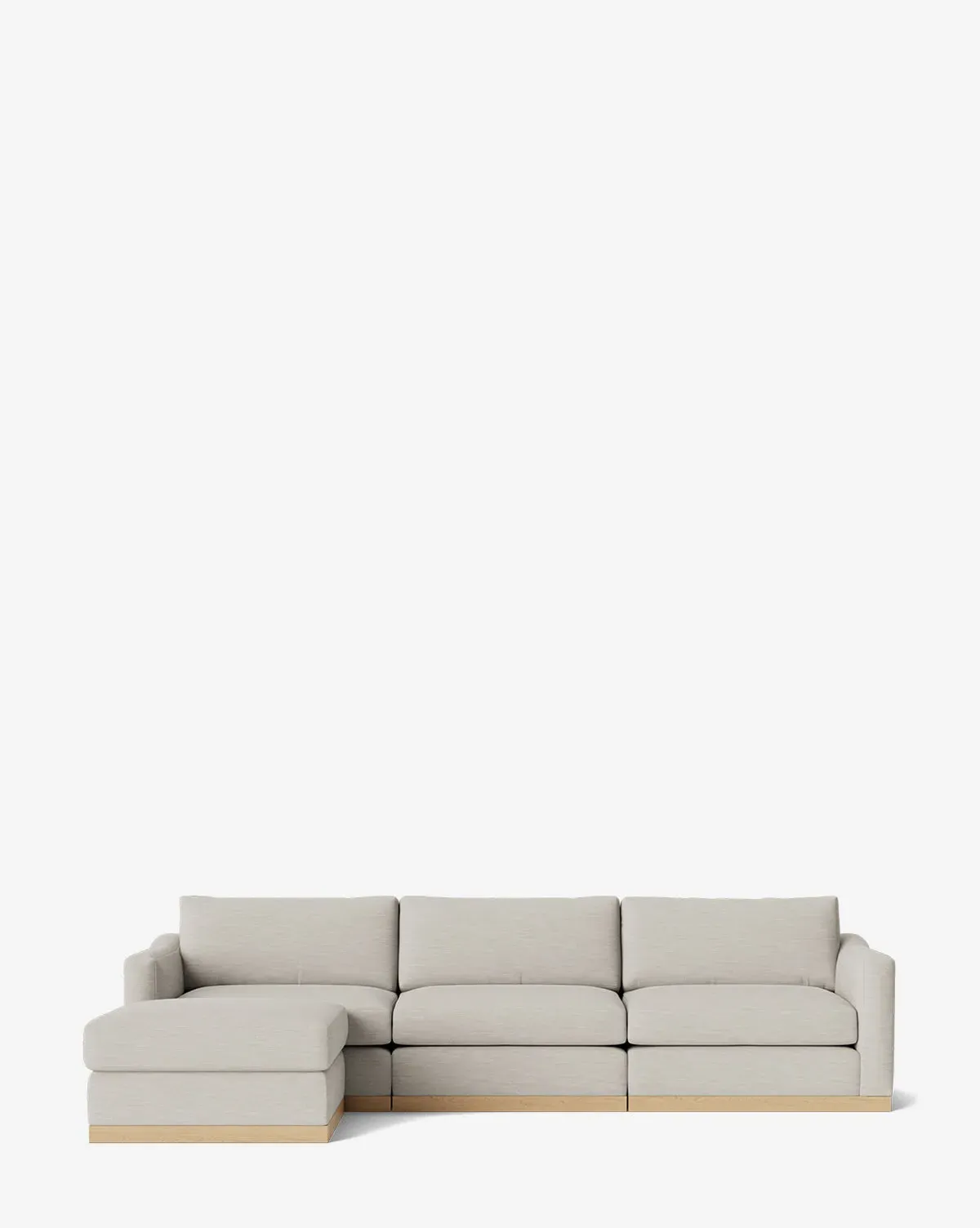 Vernon Modular Sofa with Ottoman - White Sands, Perennials product