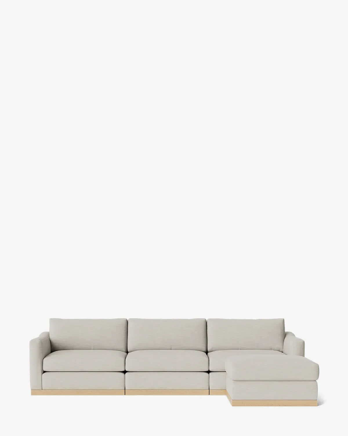 Vernon Modular Sofa with Ottoman - White Sands, Perennials product