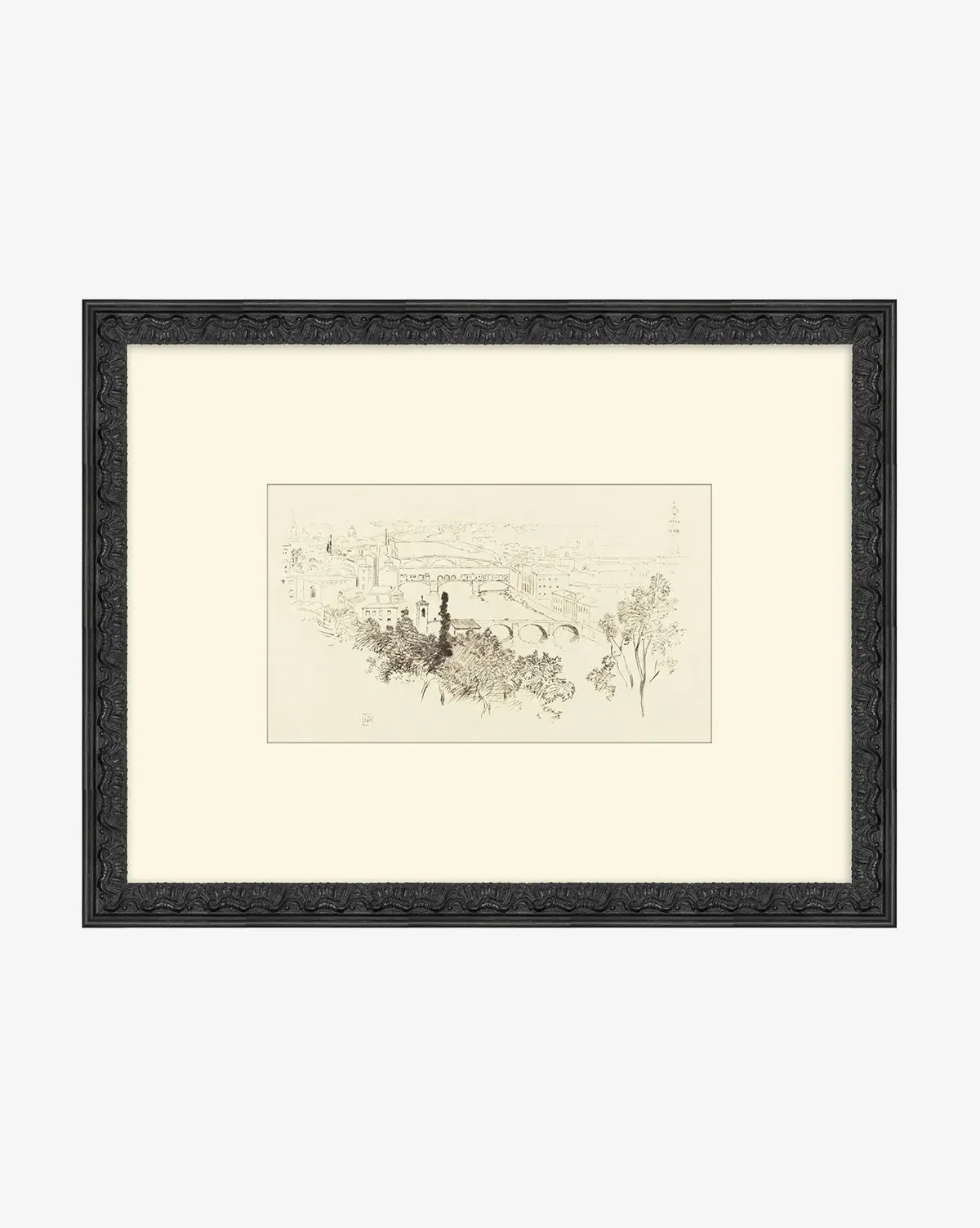 View From Florence Giclée Print - Matte product