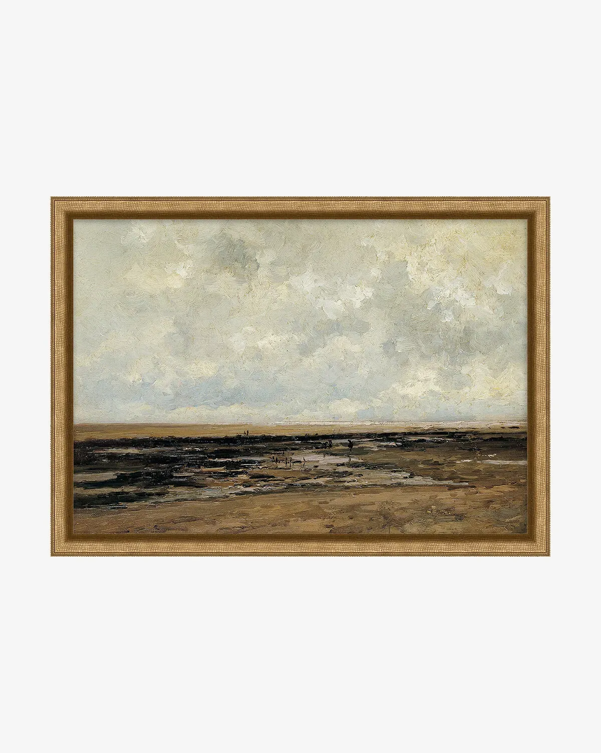 Villerville Beach Framed Wall Art product