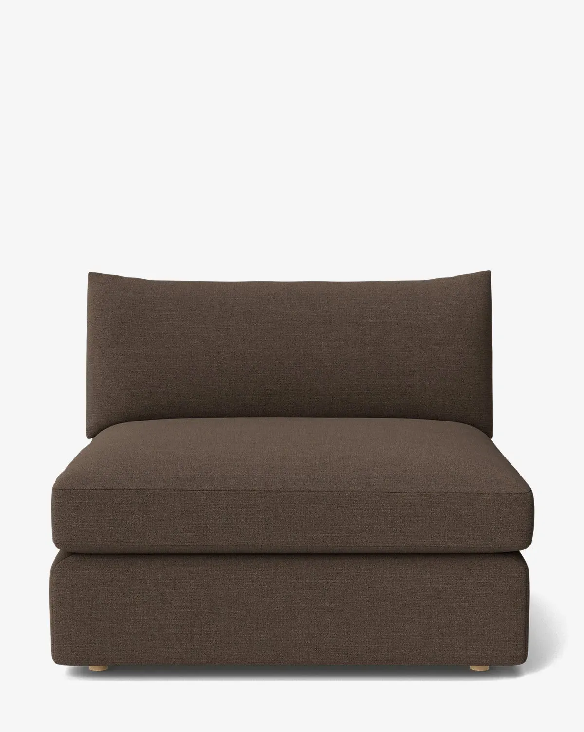 Vivienne Modular Armless Chair - Coffee, Crypton product