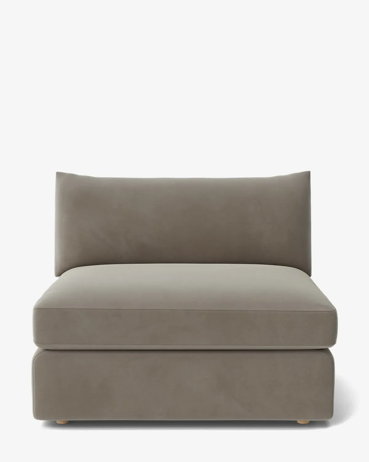 Vivienne Modular Armless Chair - Dovetail Velvet product