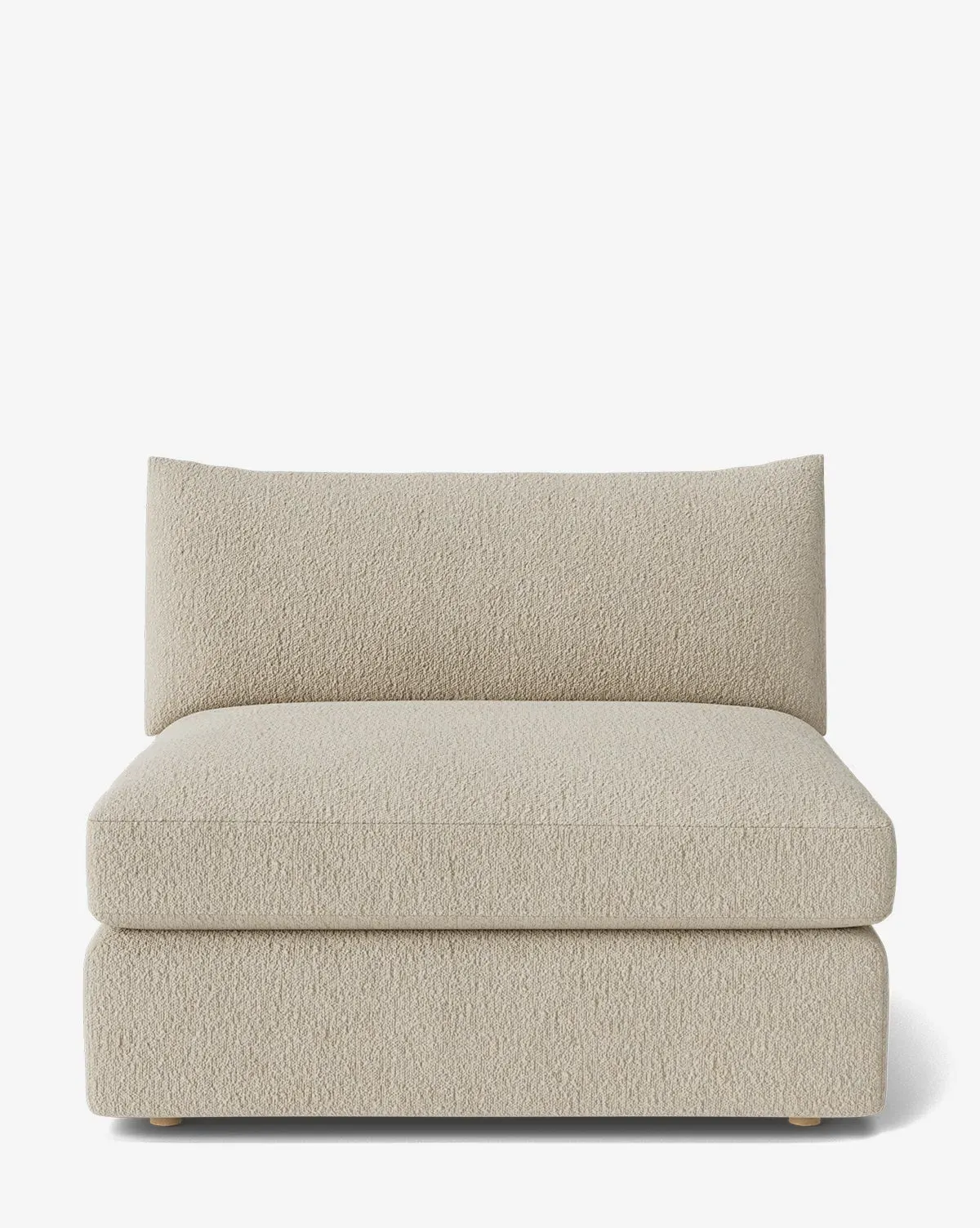 Vivienne Modular Armless Chair - Flax Boucle product