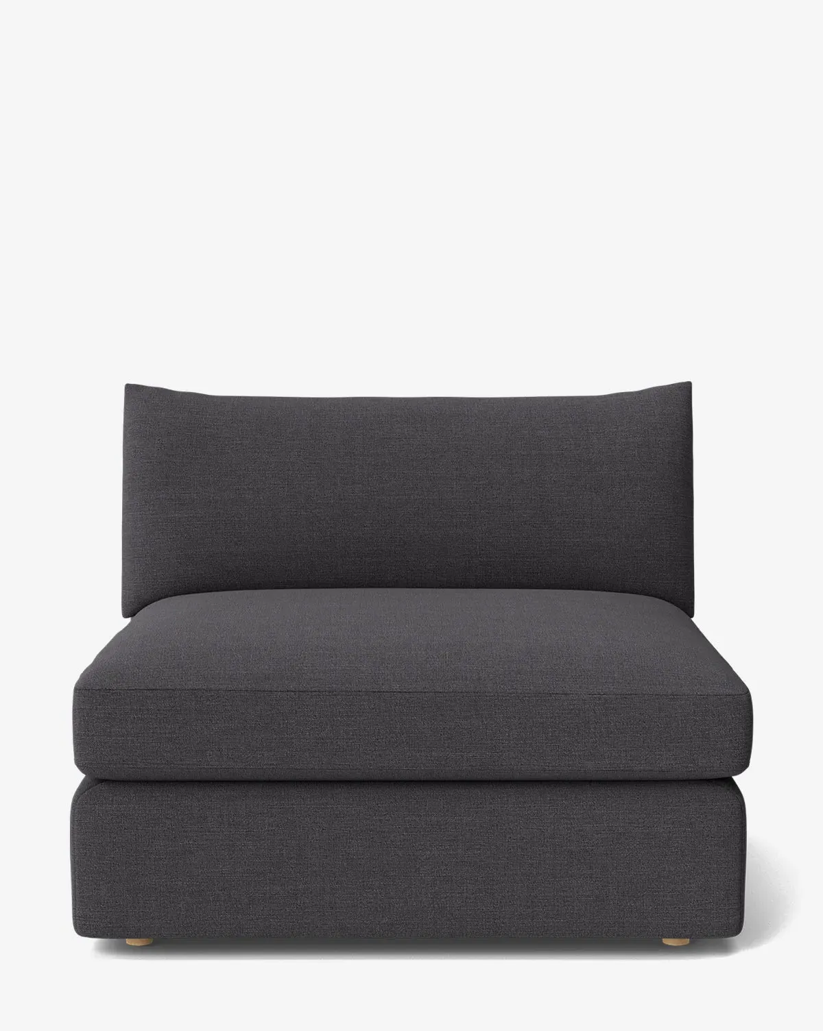 Vivienne Modular Armless Chair - Slate, Crypton product