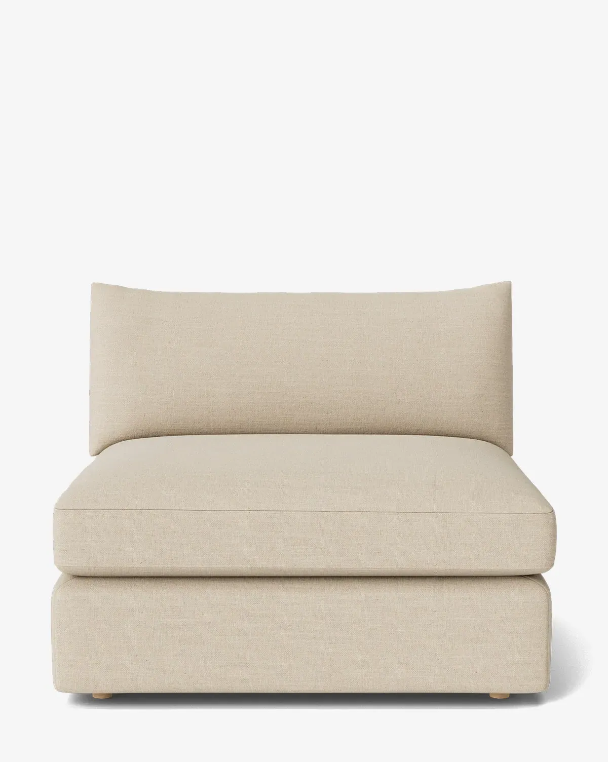 Vivienne Modular Armless Sofa - Bisque Linen product