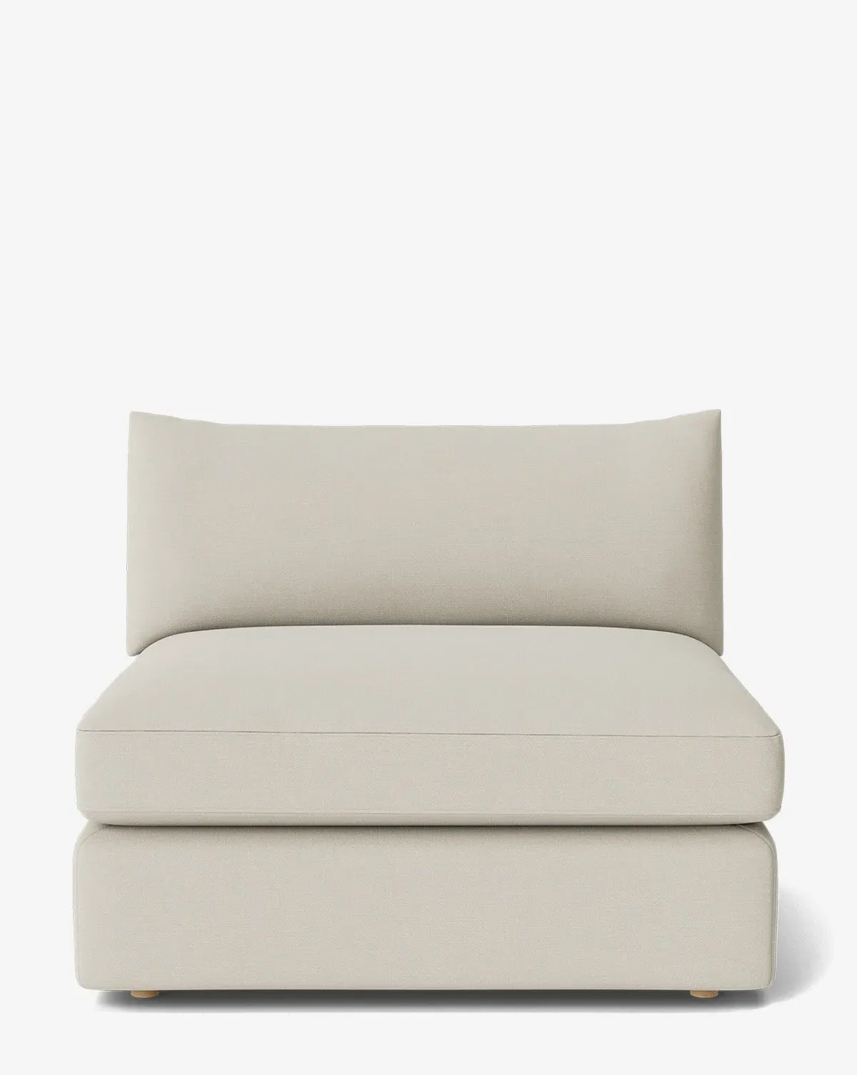 Vivienne Modular Armless Sofa Section - Perennials Egret product