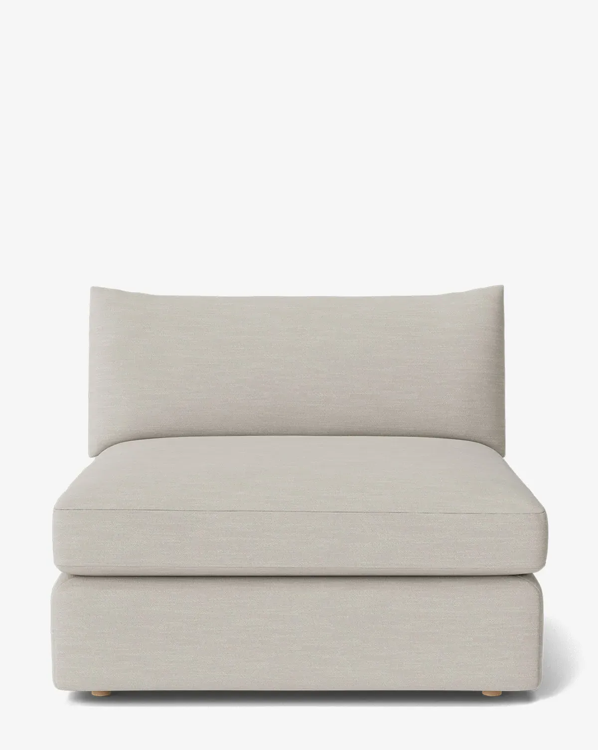 Vivienne Modular Armless Sofa Section - White Sands Perennials product