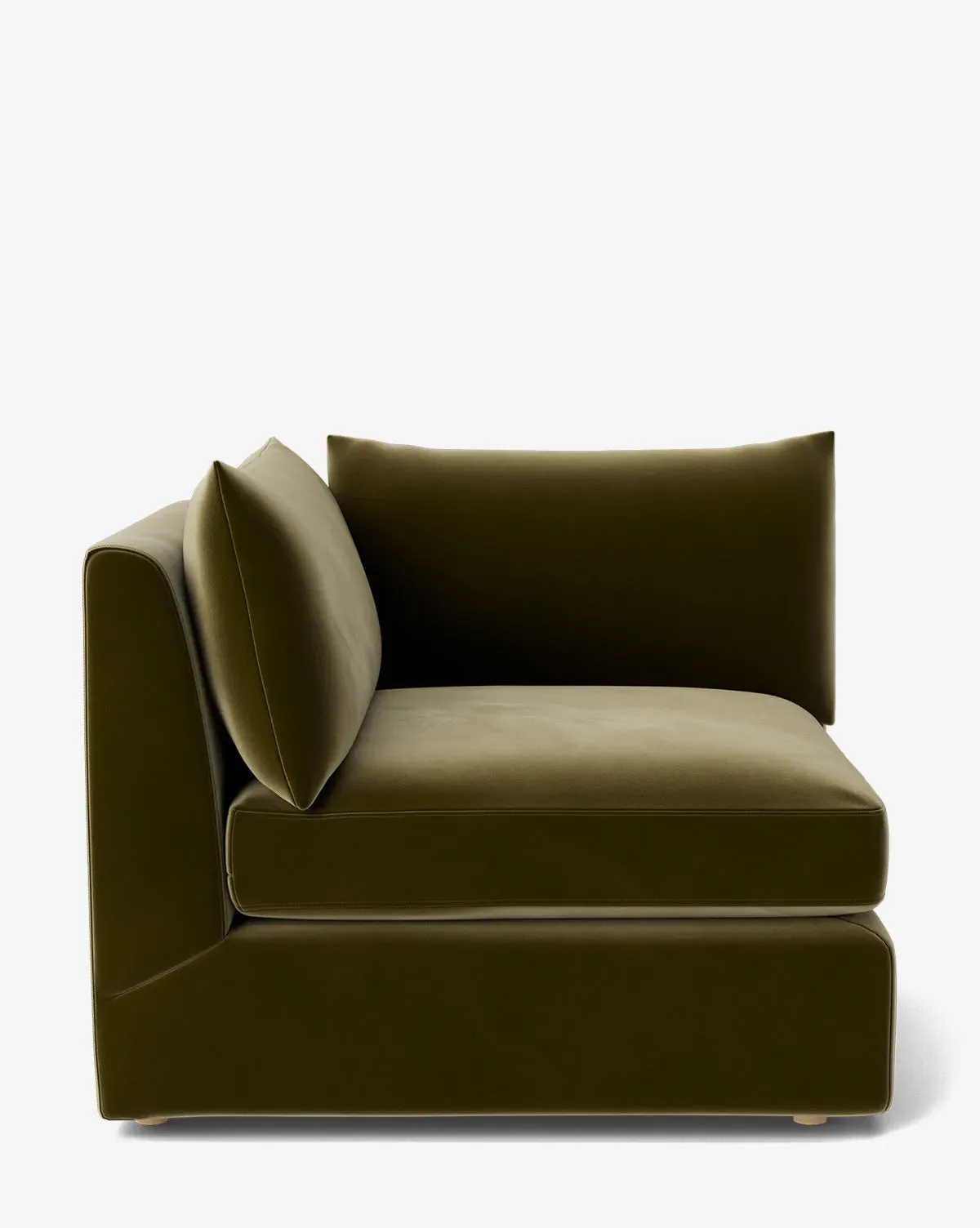 Vivienne Modular Corner Sofa - Olive, Velvet product