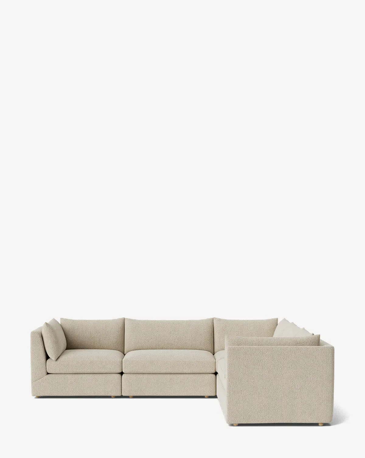 Vivienne Modular L-Shaped Sectional Sofa - Flax Boucle product