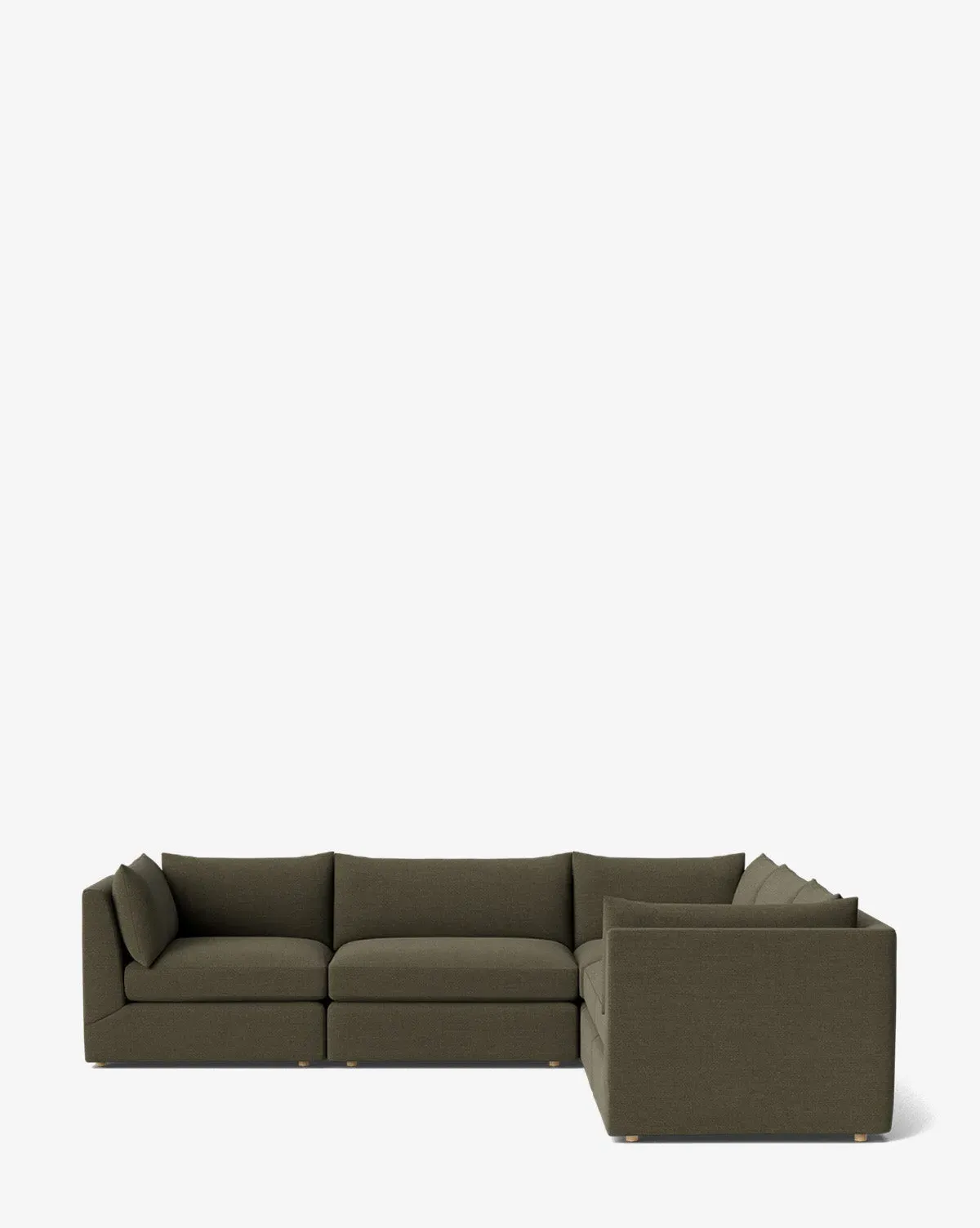 Vivienne Modular L-Shaped Sectional Sofa - Thyme, Crypton product