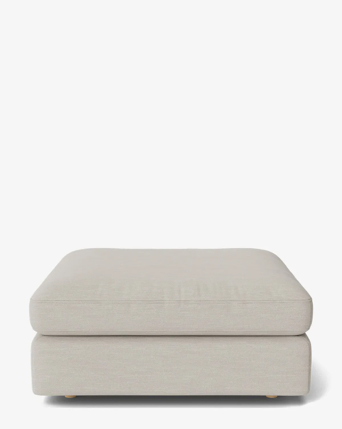 Vivienne Modular Ottoman - White Sands, Perennials Fabric product