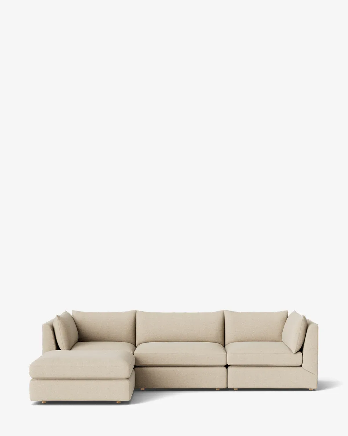 Vivienne Modular Sofa with Ottoman - Bisque Linen product