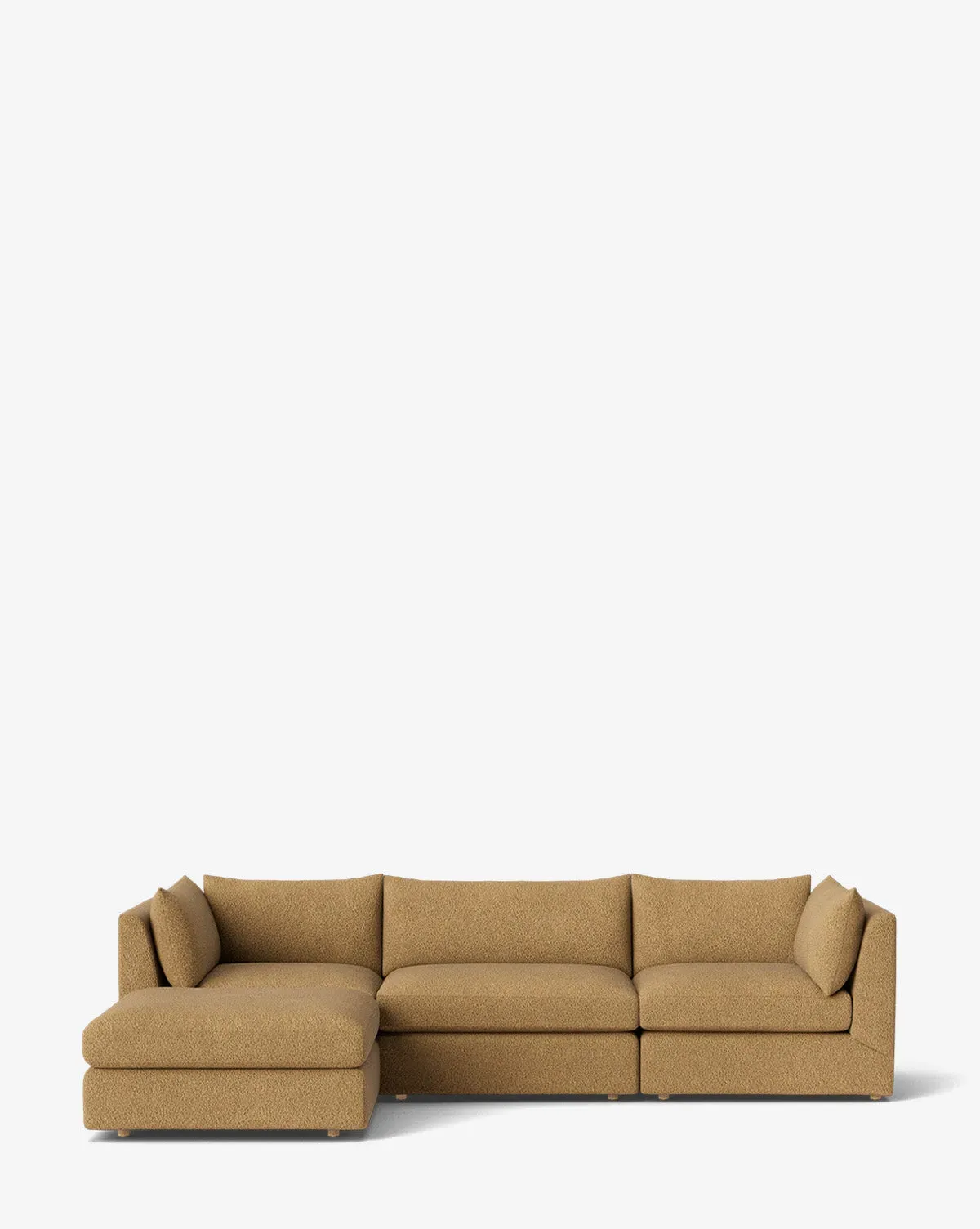Vivienne Modular Sofa with Ottoman - Caramel, Boucle product