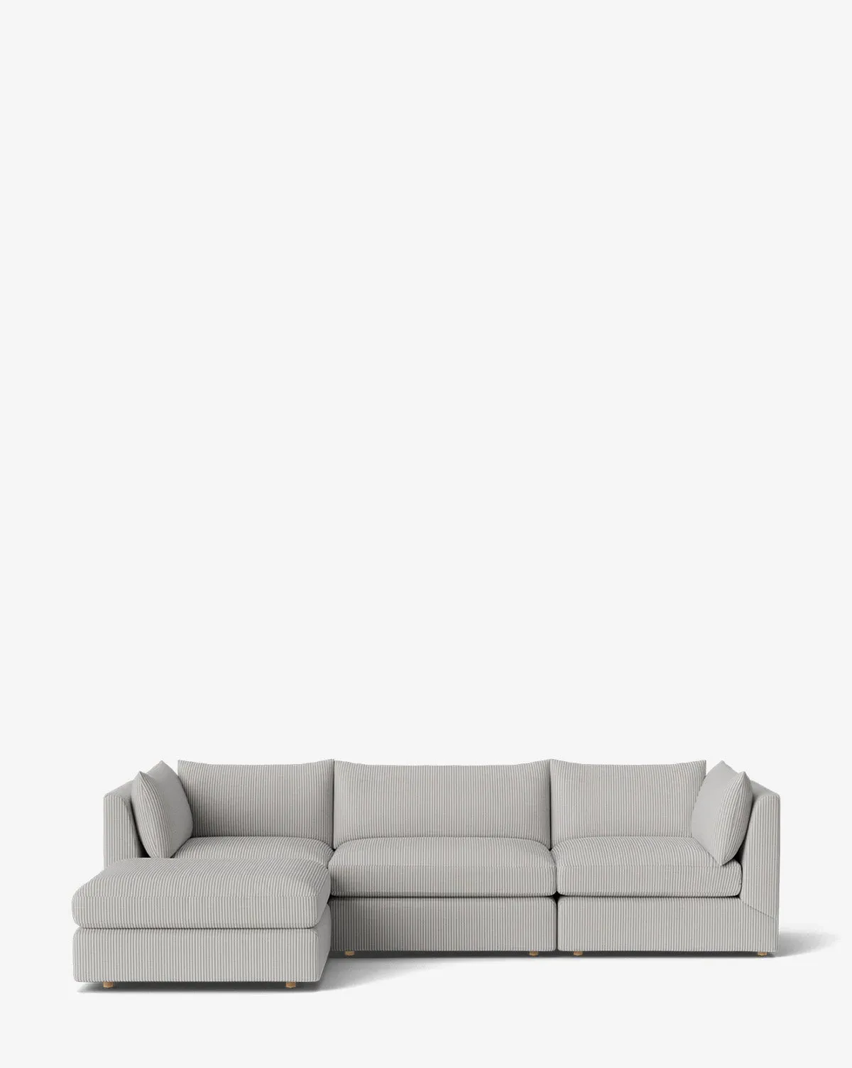 Vivienne Modular Sofa with Ottoman - Thyme, Crypton product