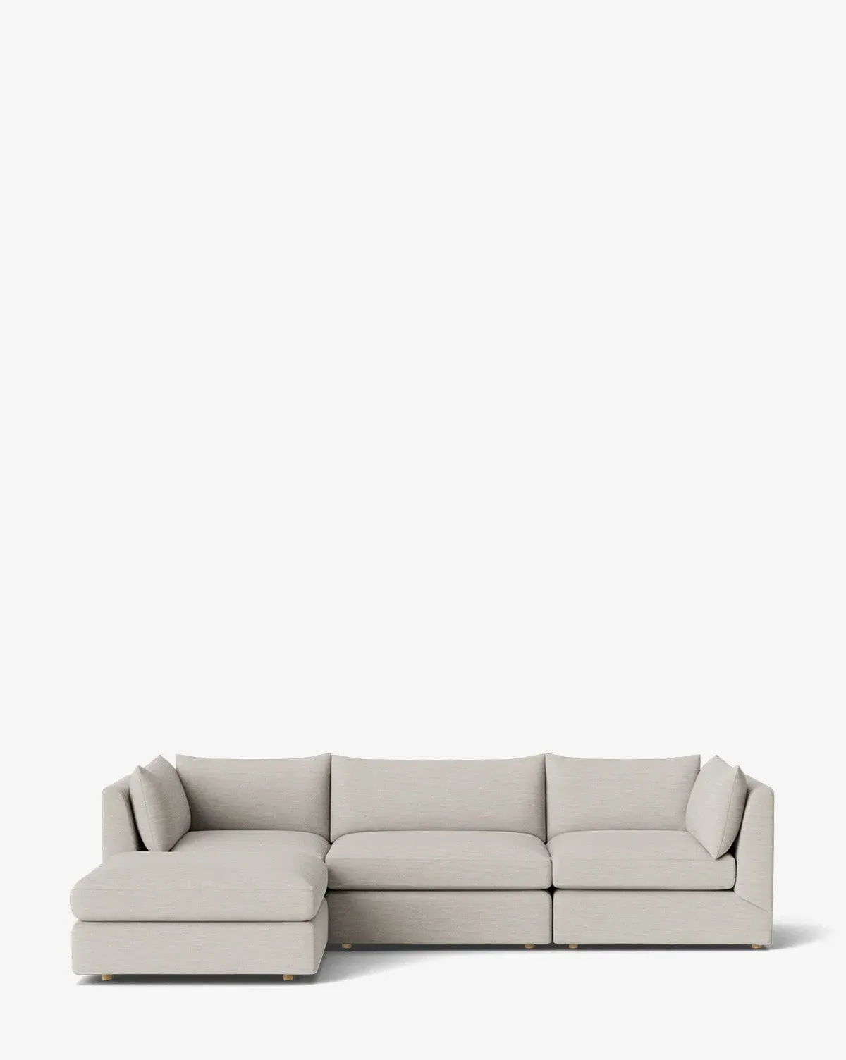 Vivienne Modular Sofa with Ottoman - White Sands Perennials product