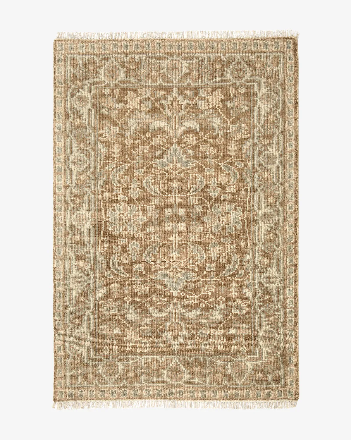 Wayland Hand-Knotted Rug - Tan, Wool product
