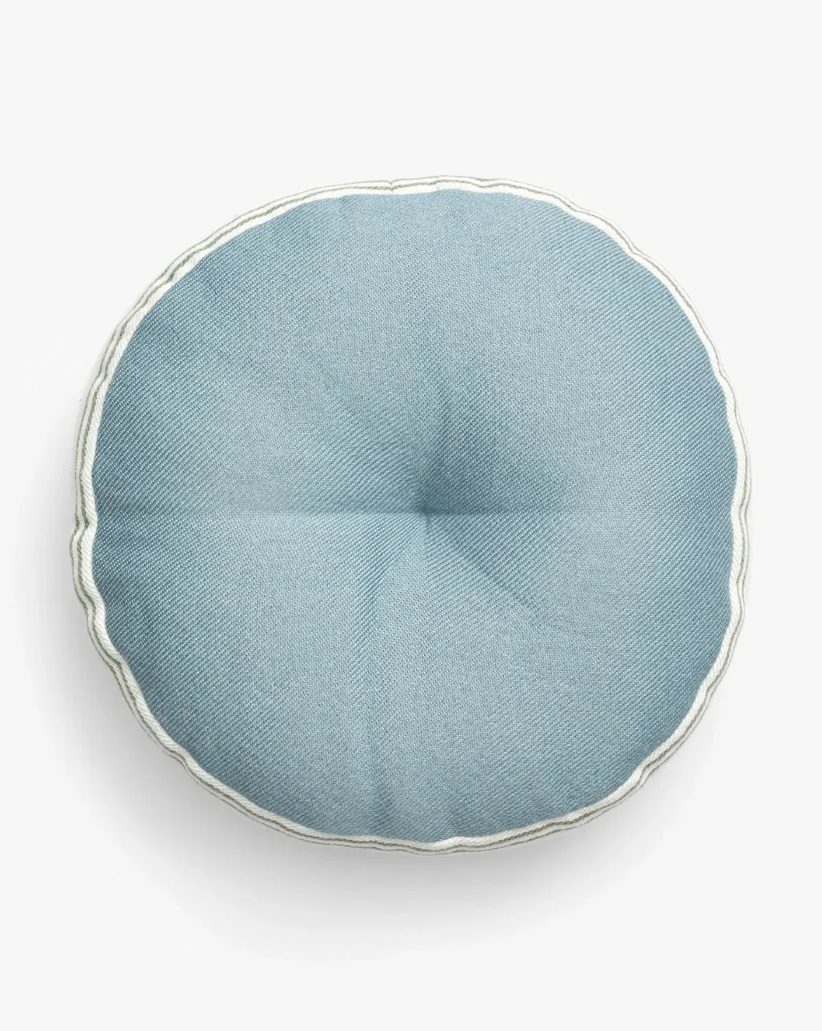 Wells Round Indoor/Outdoor Pillow - Blue product