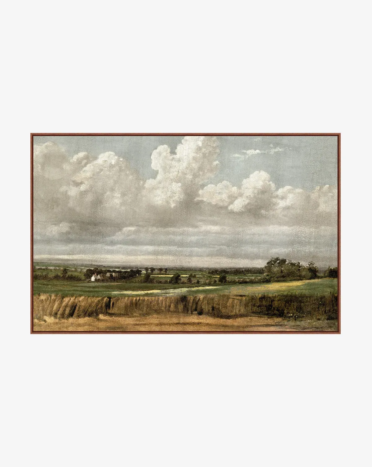 Wheatfield Giclee Canvas Print - Crackle Finish product