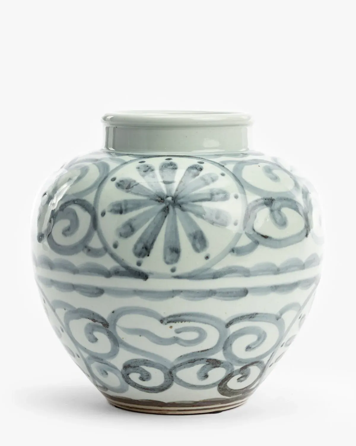 Wilfred Round Vase - Grey, White product