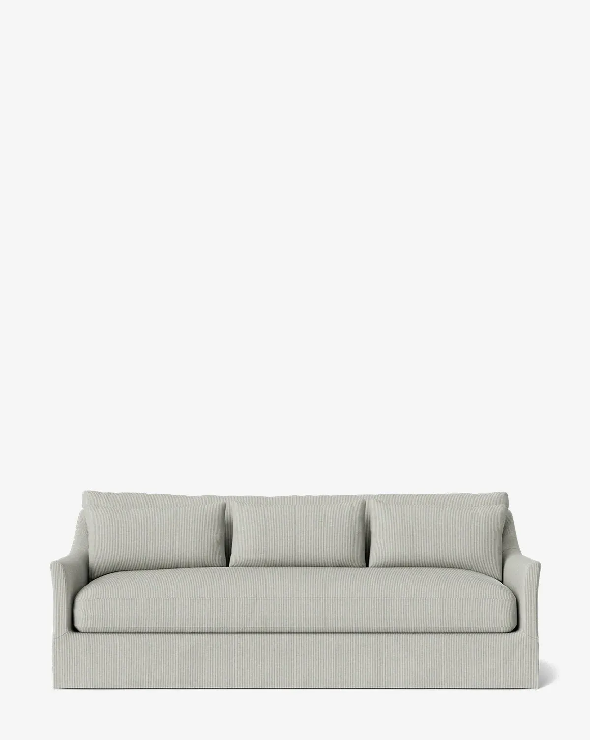 Wilhelmina 3-Seater Slipcover Sofa - Cove Stripe Wovens product