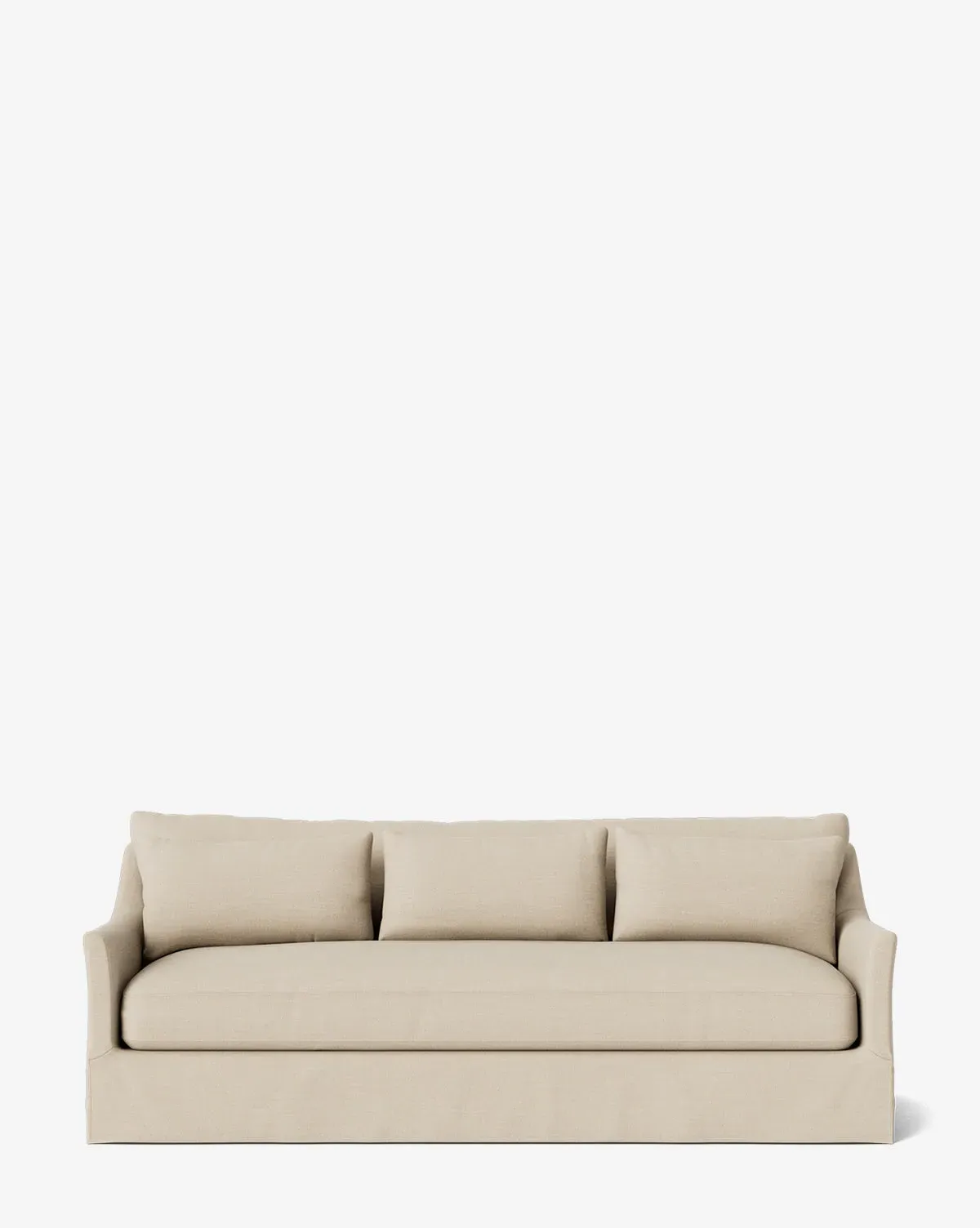Wilhelmina Deep Slipcover Sofa - Bisque Linen, Crypton product
