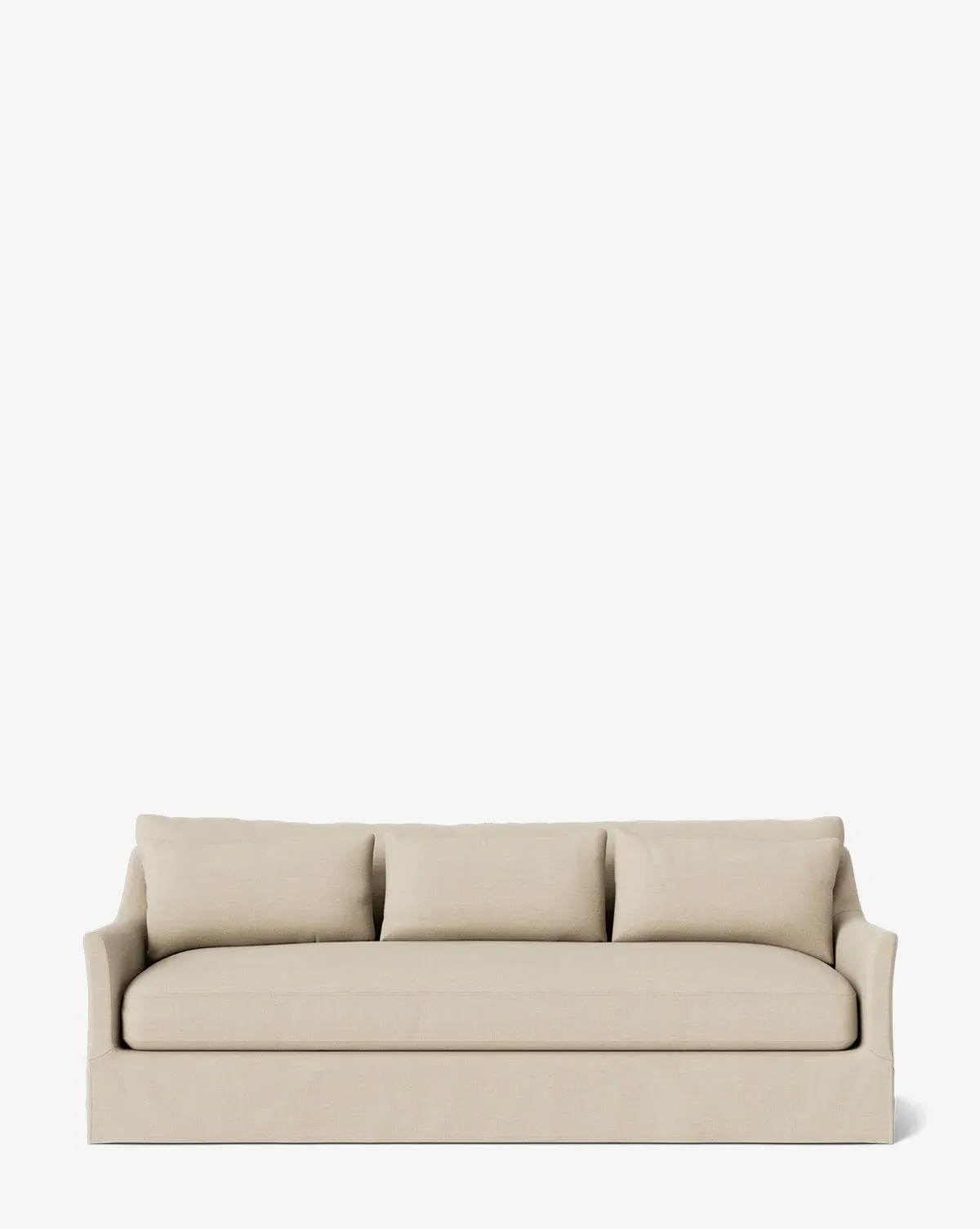 Wilhelmina Deep Slipcover Sofa - Bisque Linen, Crypton product