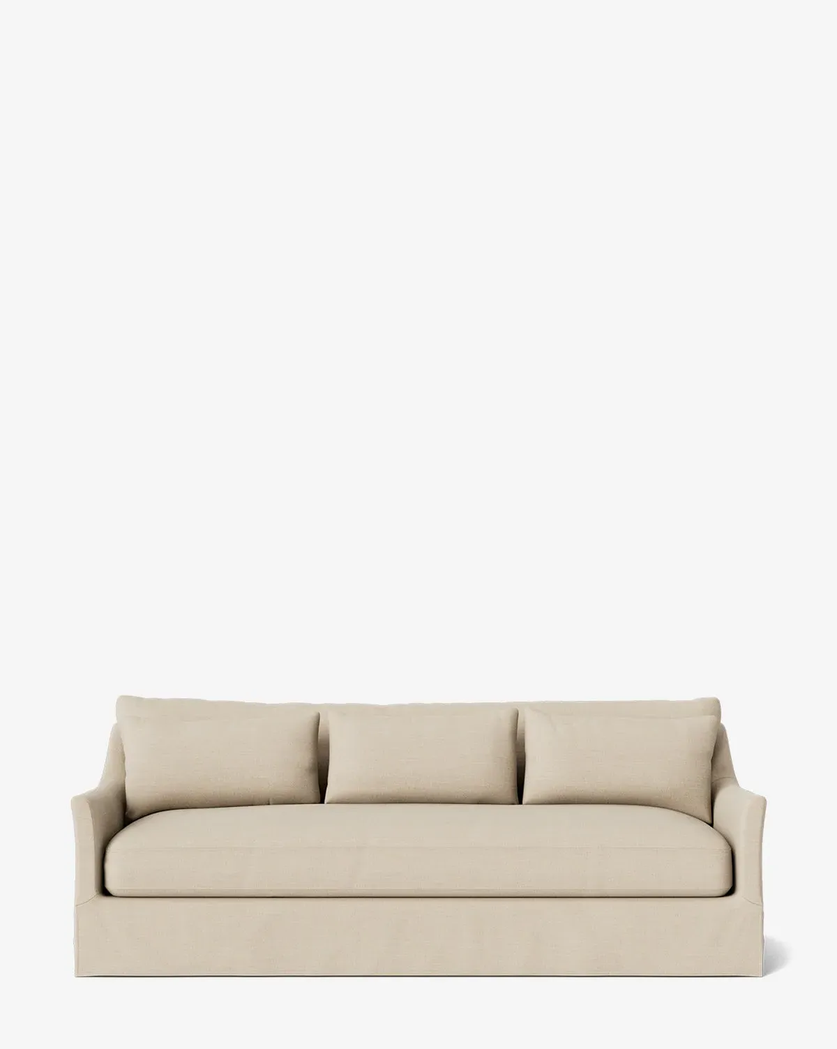 Wilhelmina Deep Slipcover Sofa - Bisque Linen, Crypton product