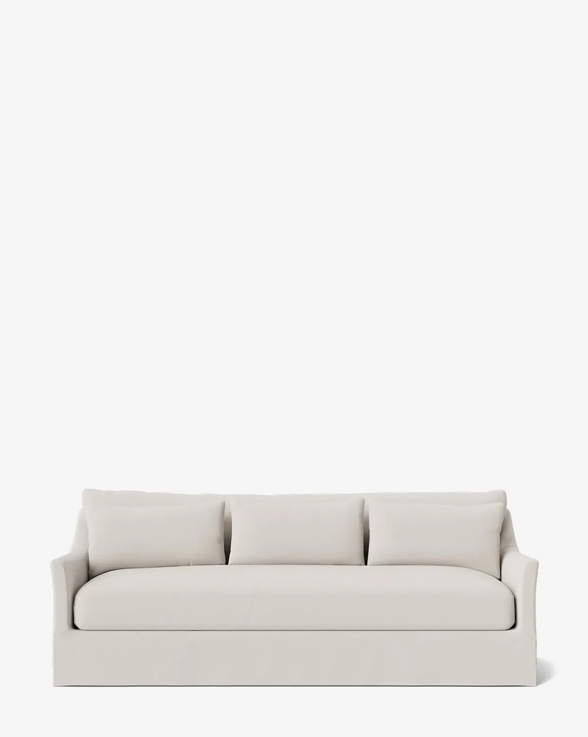Wilhelmina Deep Slipcover Sofa - Blanc, Crypton product