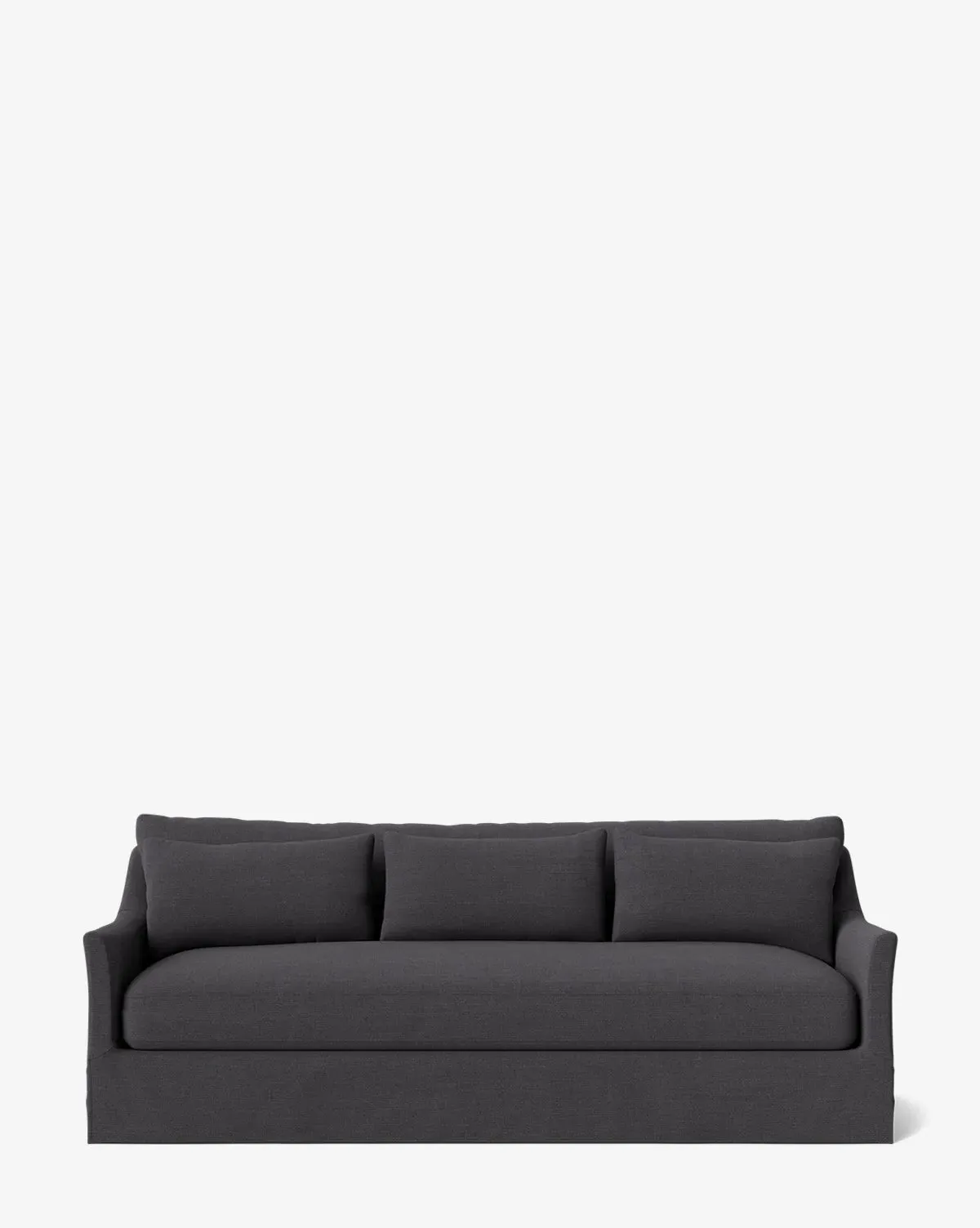 Wilhelmina Deep Slipcover Sofa - Slate, Crypton product