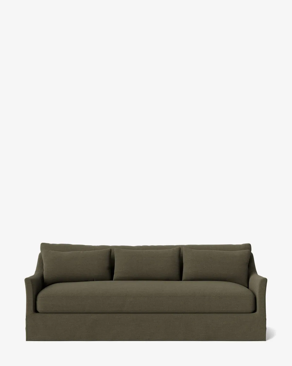 Wilhelmina Deep Slipcover Sofa - Thyme, Crypton product