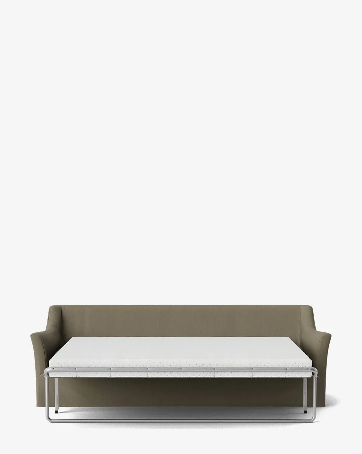 Wilhelmina Queen Size Slipcover Sleeper Sofa - Khaki, Belgian Linen product