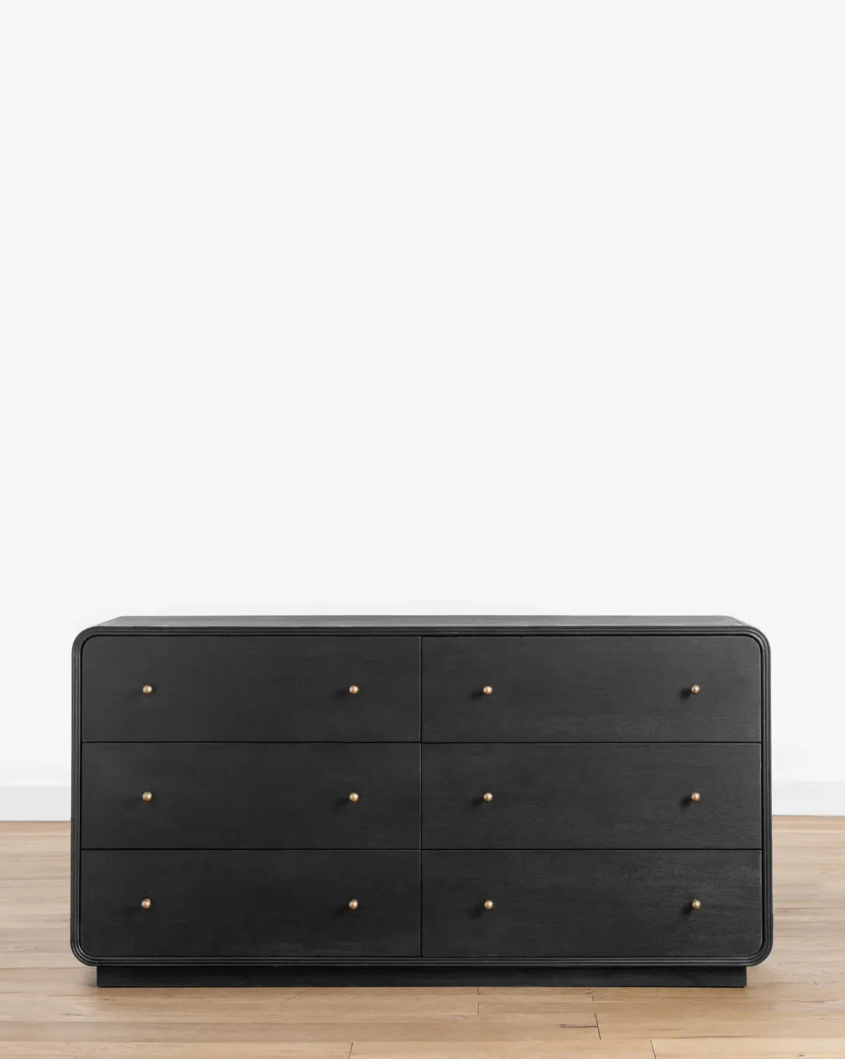 Wilkins 6-Drawer Dresser with Soft-Close - Black, Acacia product
