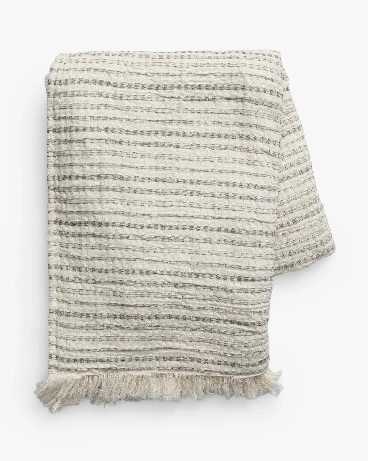Willa Striped Throw - Natural Fiber product