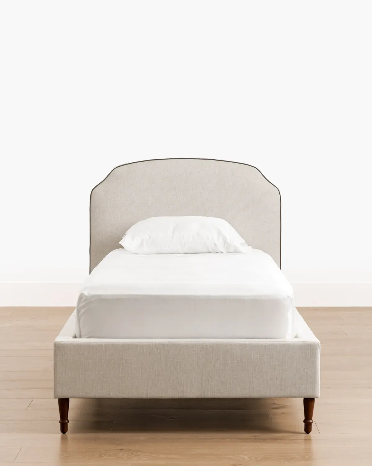 Willoughby Twin Bed Frame - Bisque, Performance Linen Weave product